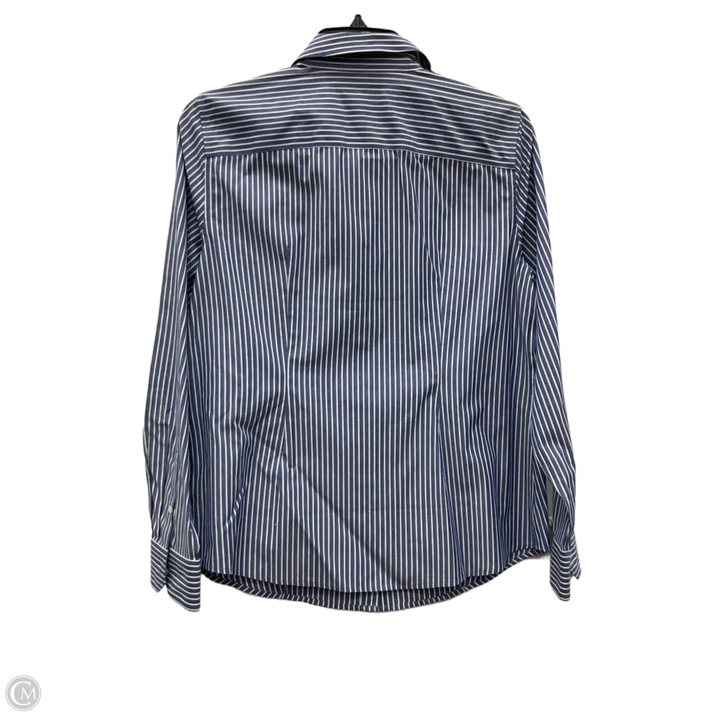 Blouse Long Sleeve By Talbots In Blue, Size: M