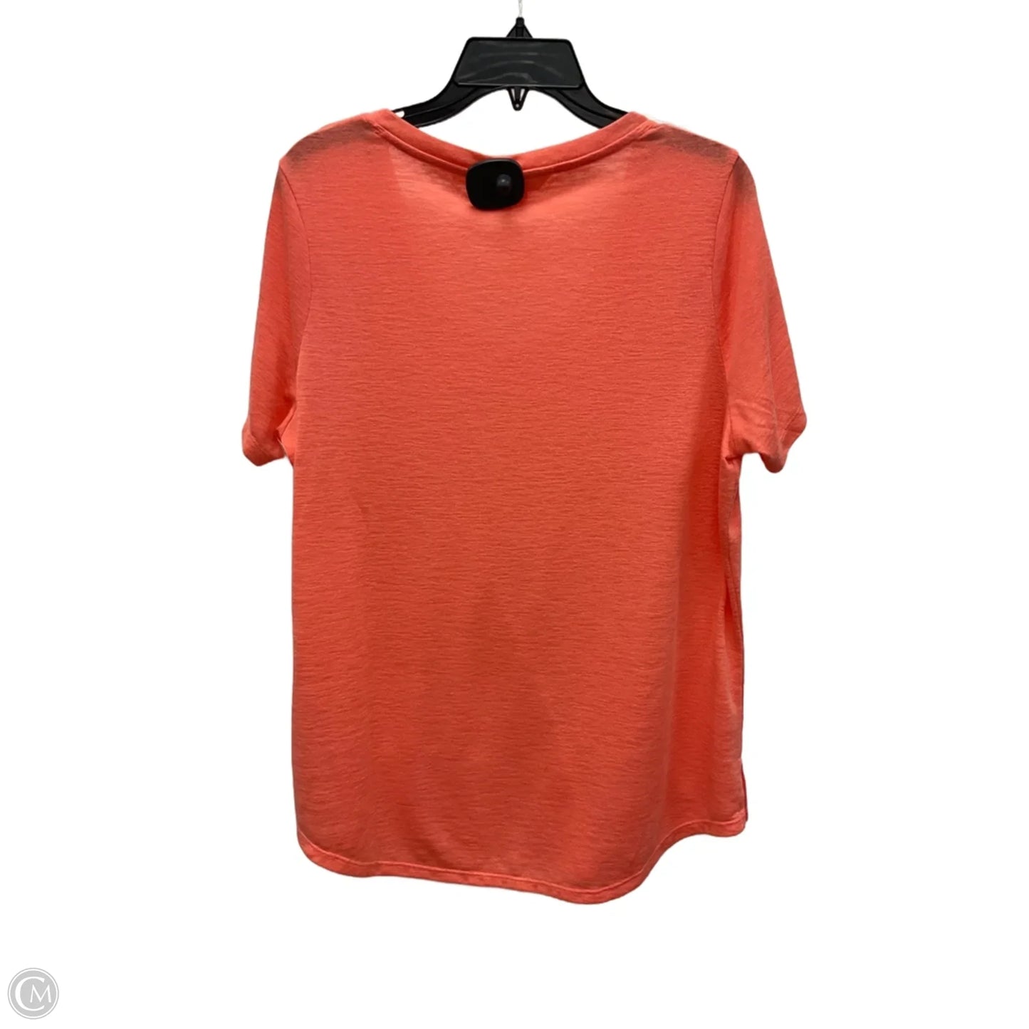 Athletic Top Short Sleeve By Athleta In Orange, Size: L