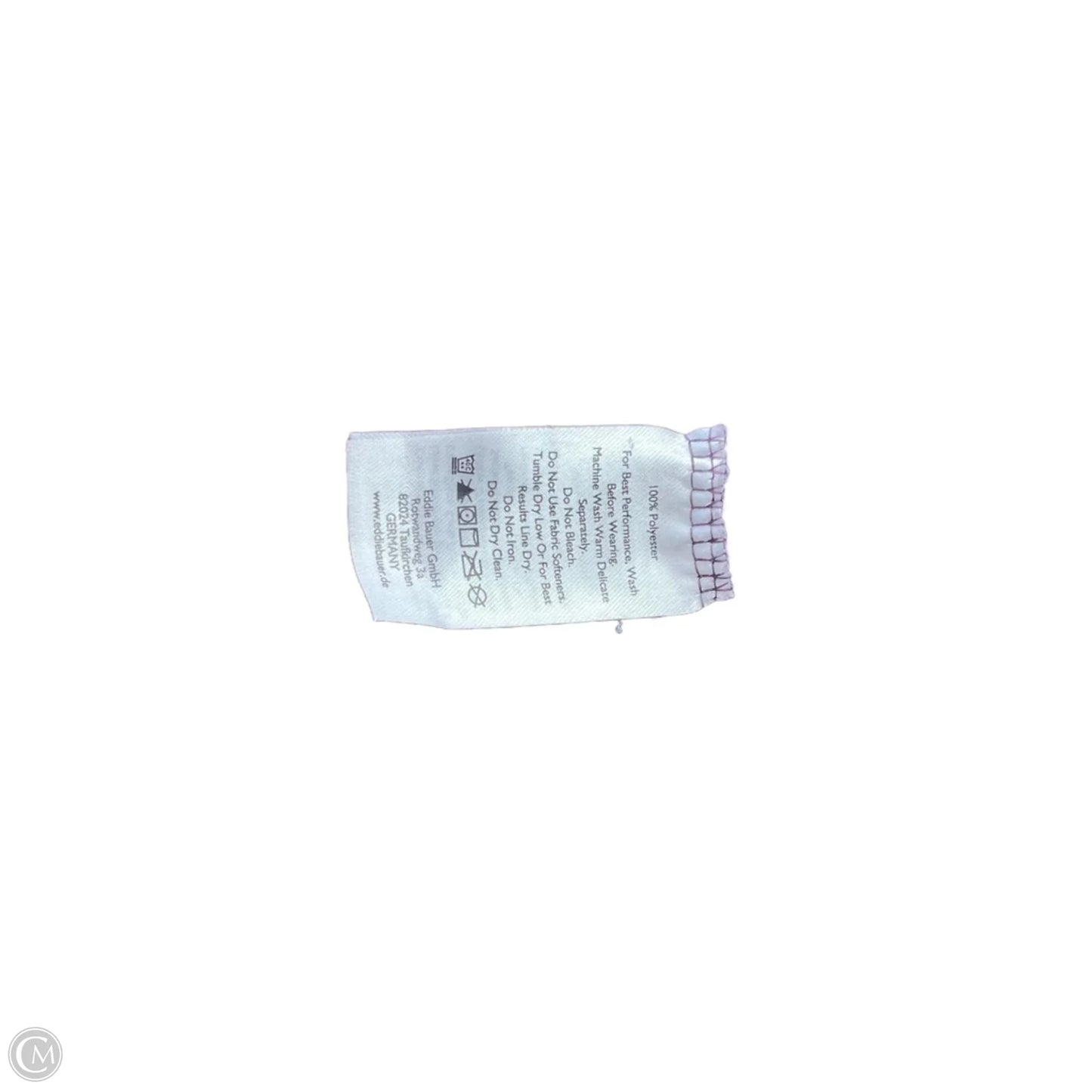 Athletic Top Long Sleeve Collar By Eddie Bauer In Purple, Size: Xl