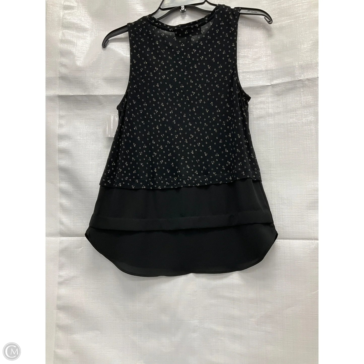 Top Sleeveless By Loft In Black, Size: Xsp