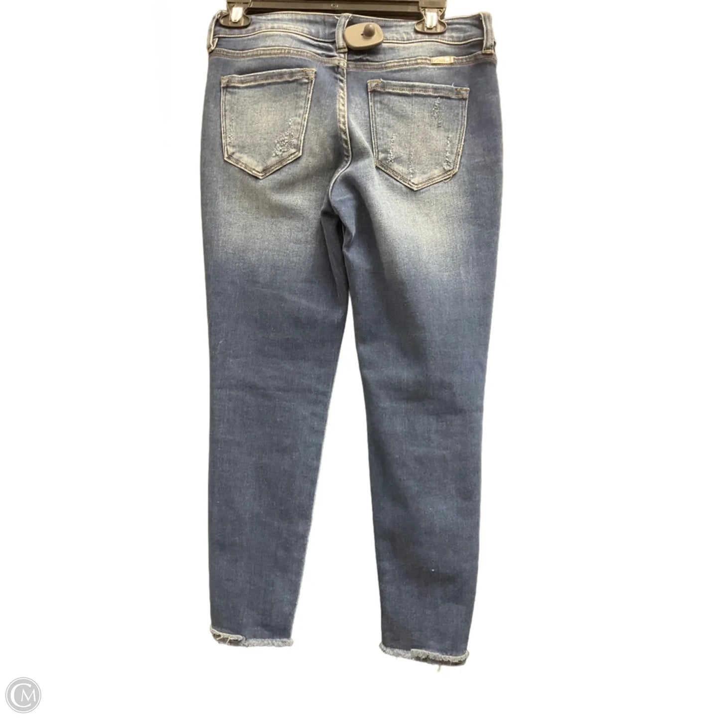 Jeans Skinny By Kancan In Blue Denim, Size: 4