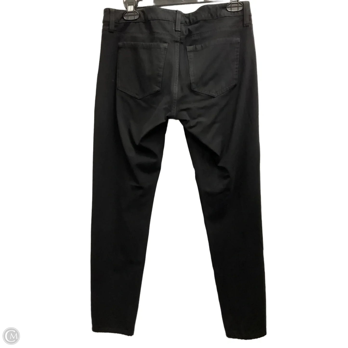 Jeans Skinny By Banana Republic In Black Denim, Size: 8