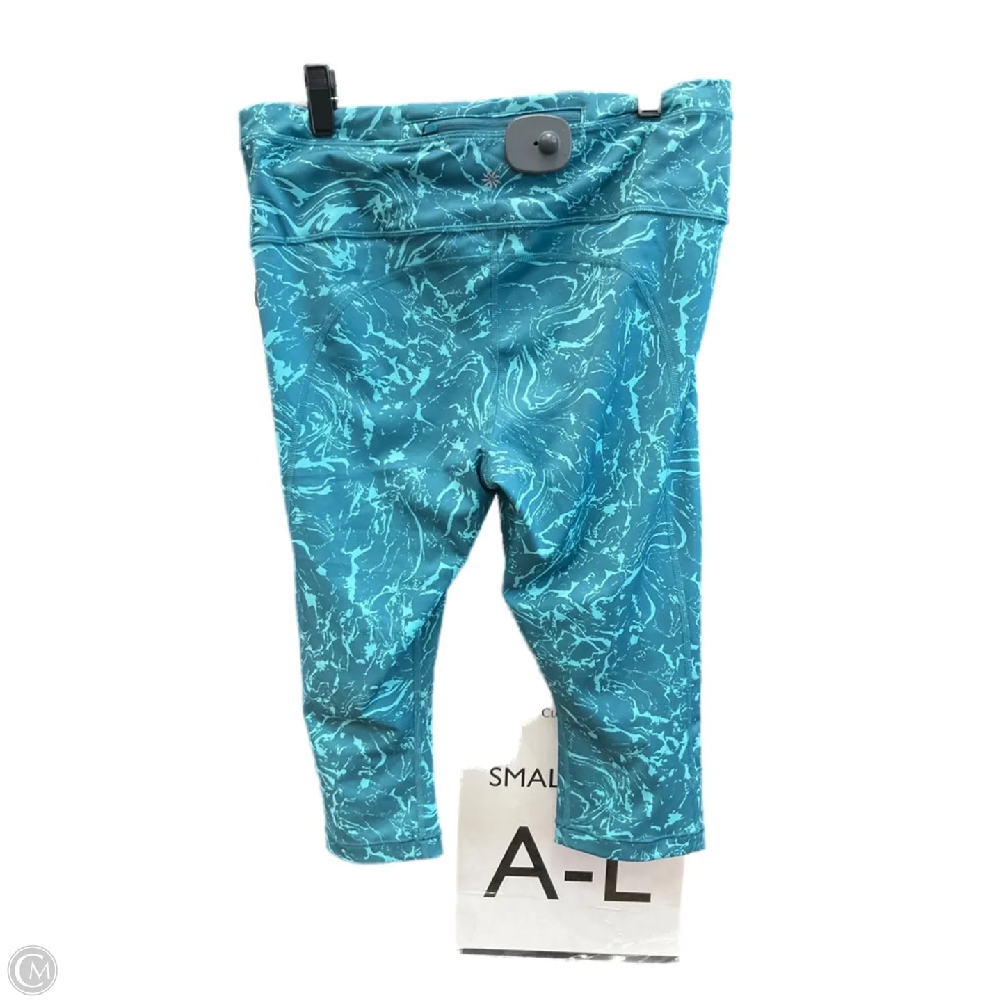 Athletic Leggings Capris By Athleta In Blue, Size: L