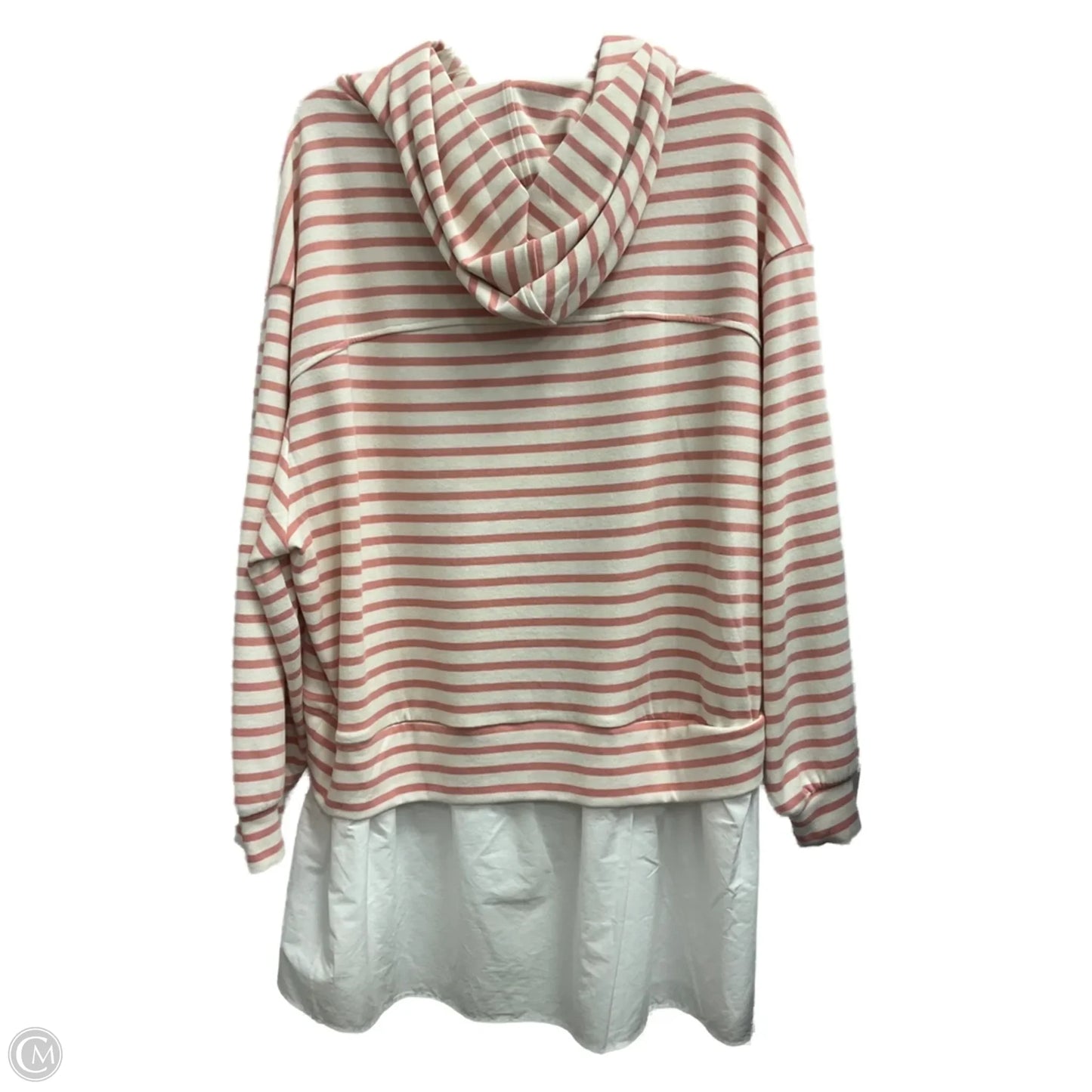 Top Long Sleeve By Anthropologie In Striped Pattern, Size: M