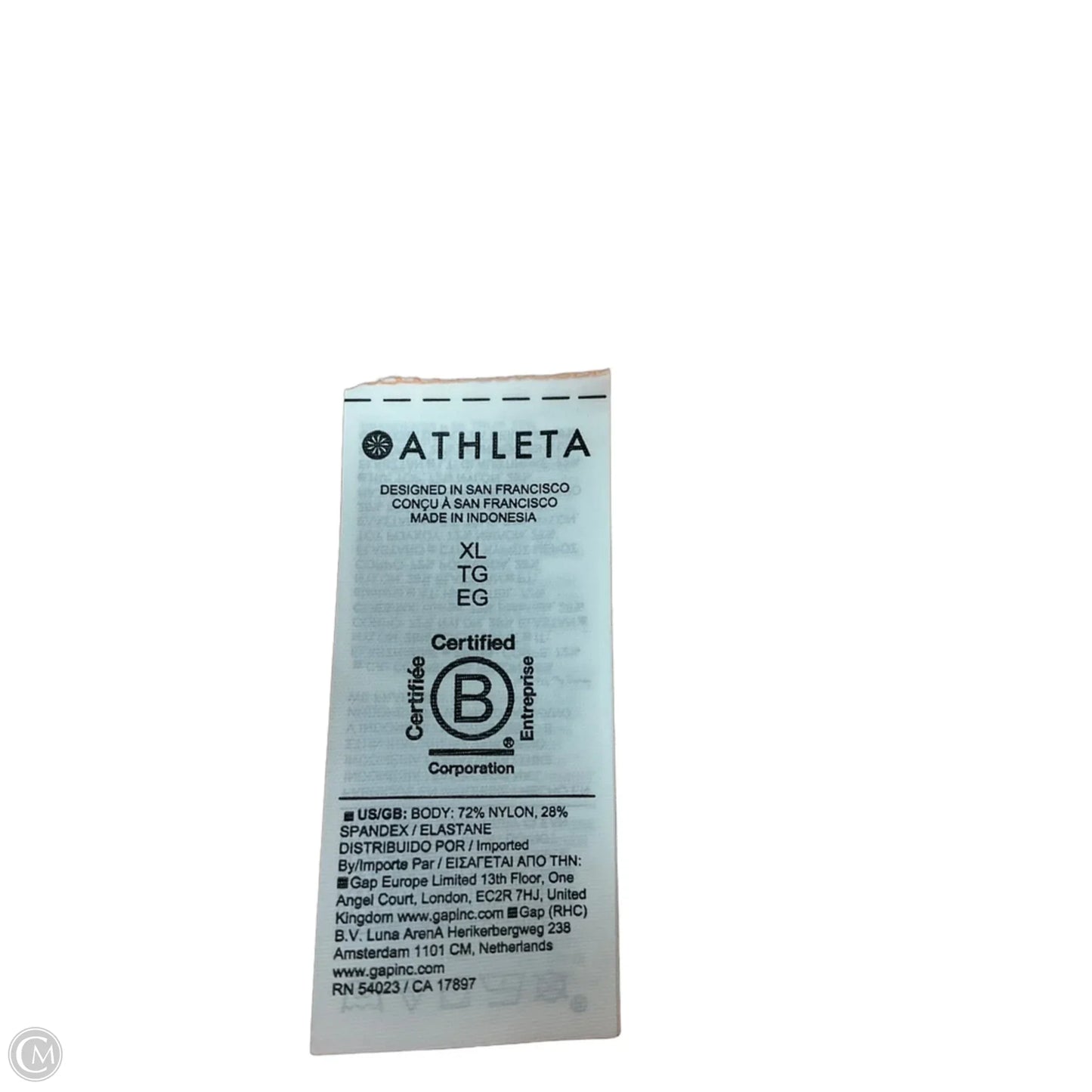 Athletic Tank Top By Athleta In Peach, Size: Xl