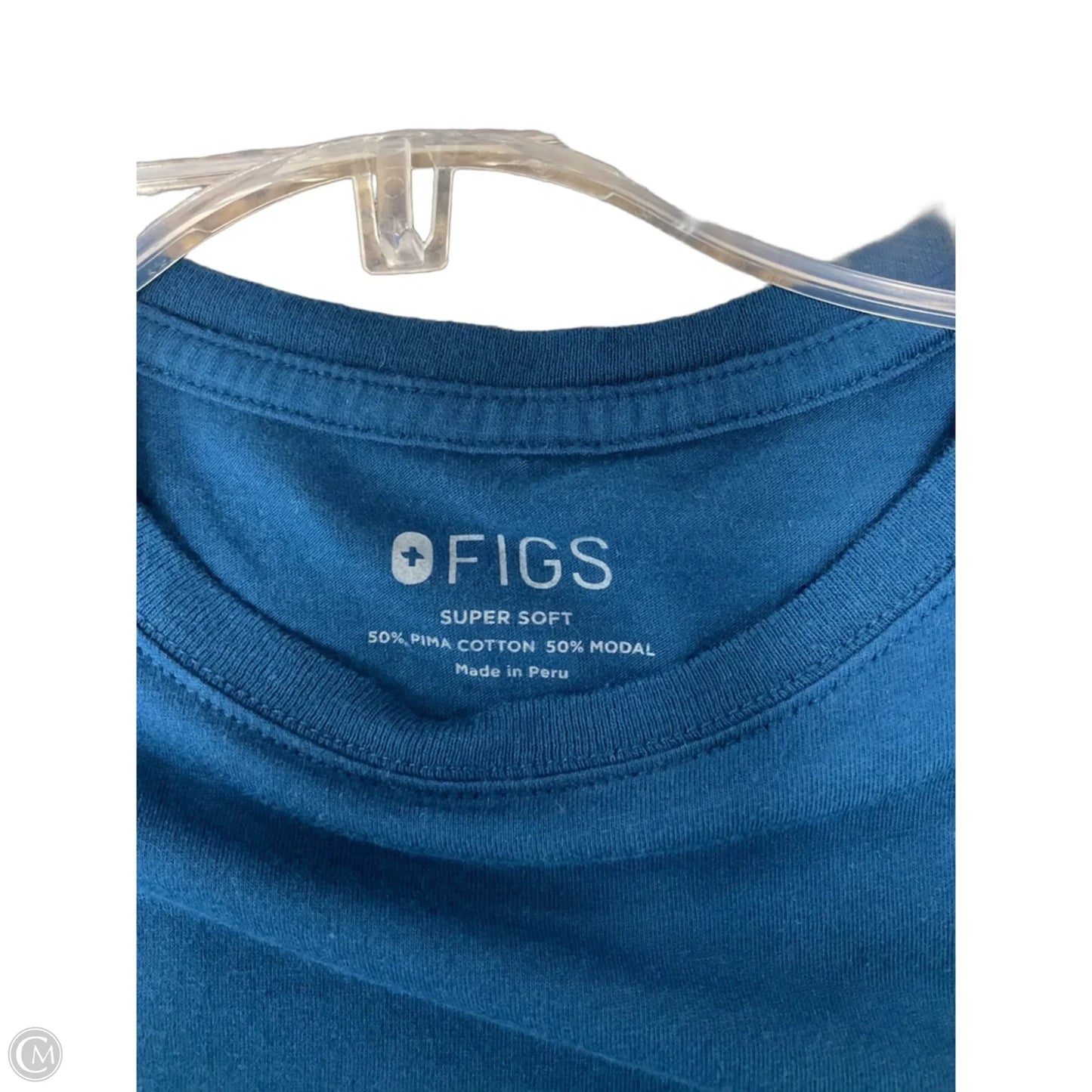 Top Short Sleeve By Cmc In Blue, Size: Xs
