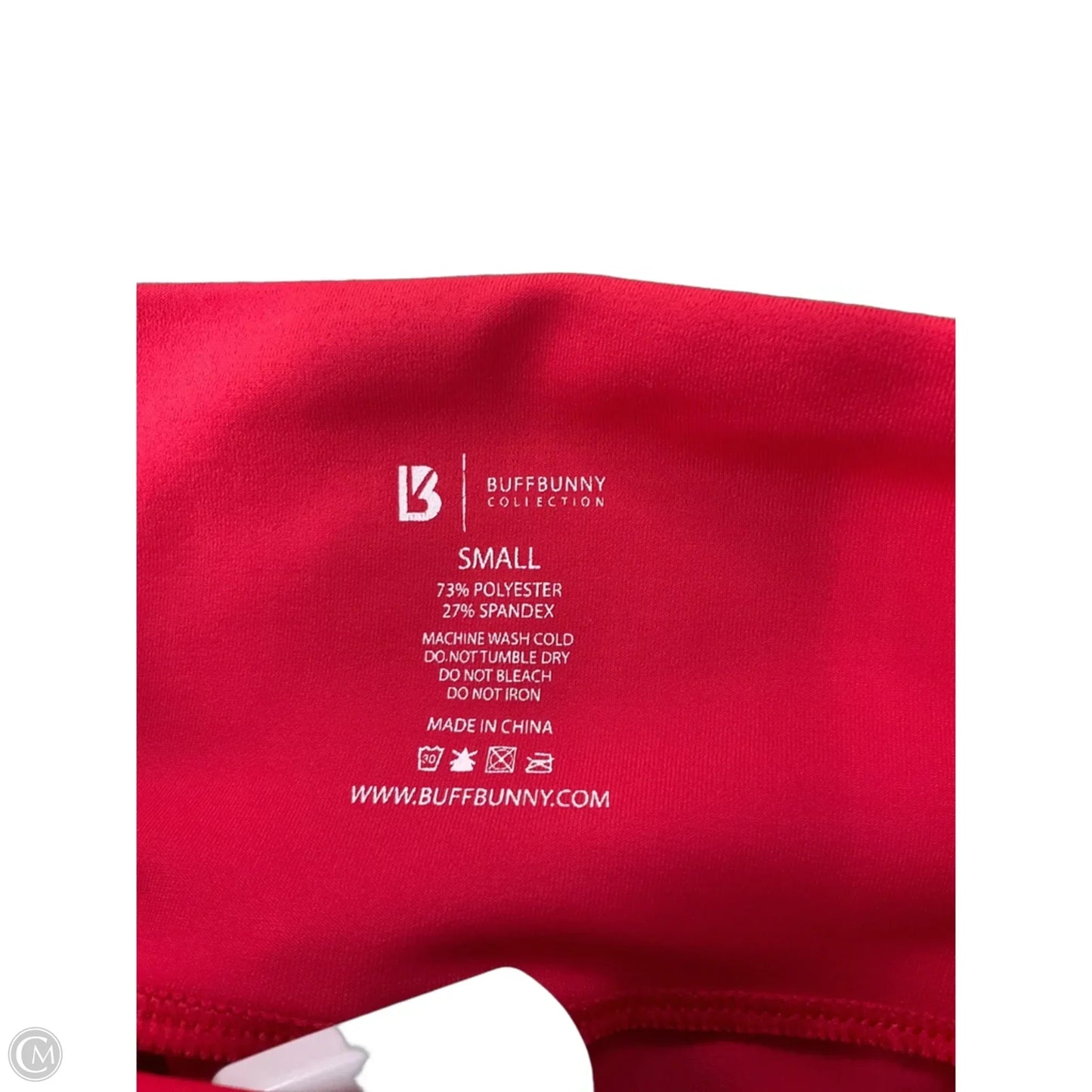 Athletic Leggings By Buffbunny In Red, Size: S