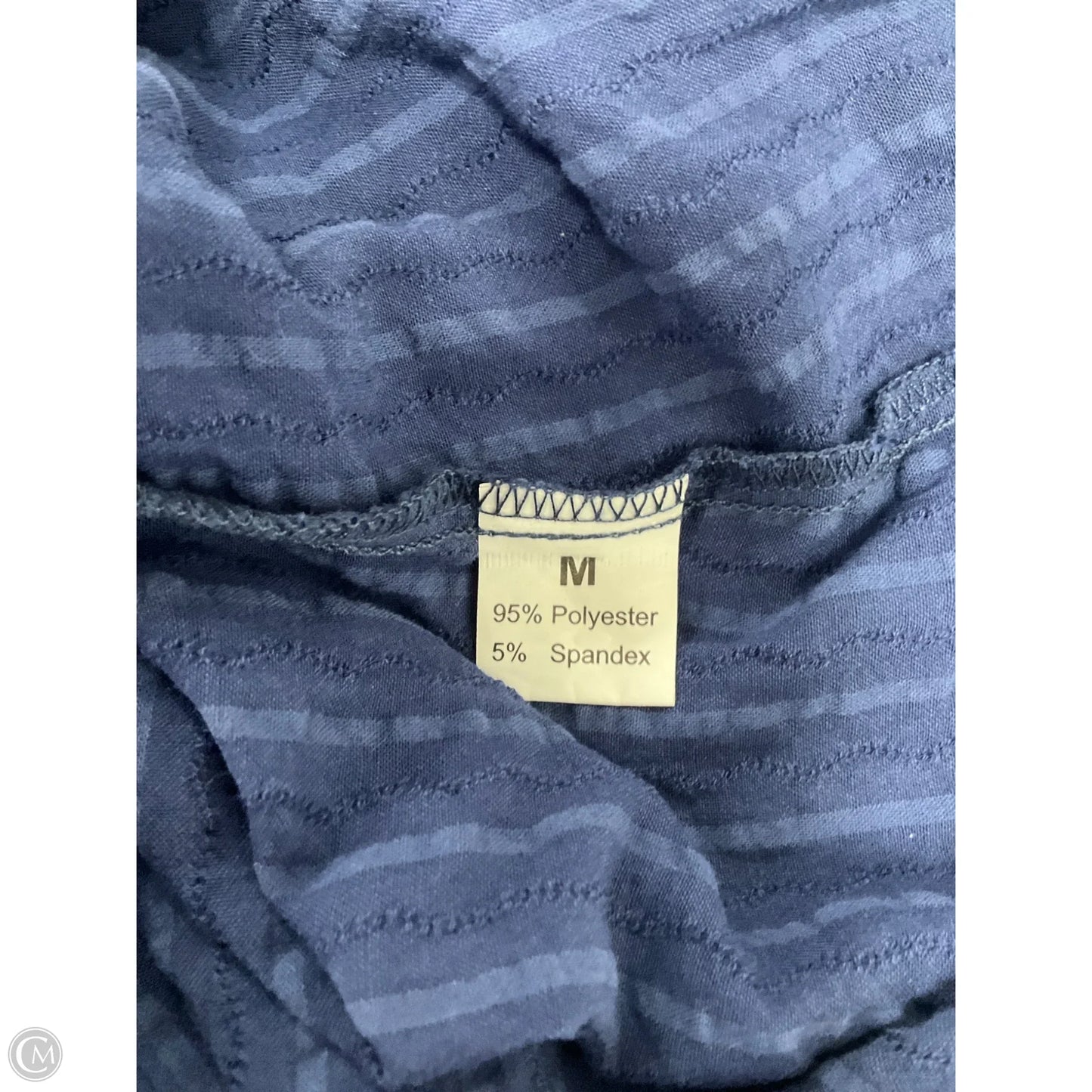 Top Long Sleeve By Cmf In Blue, Size: M