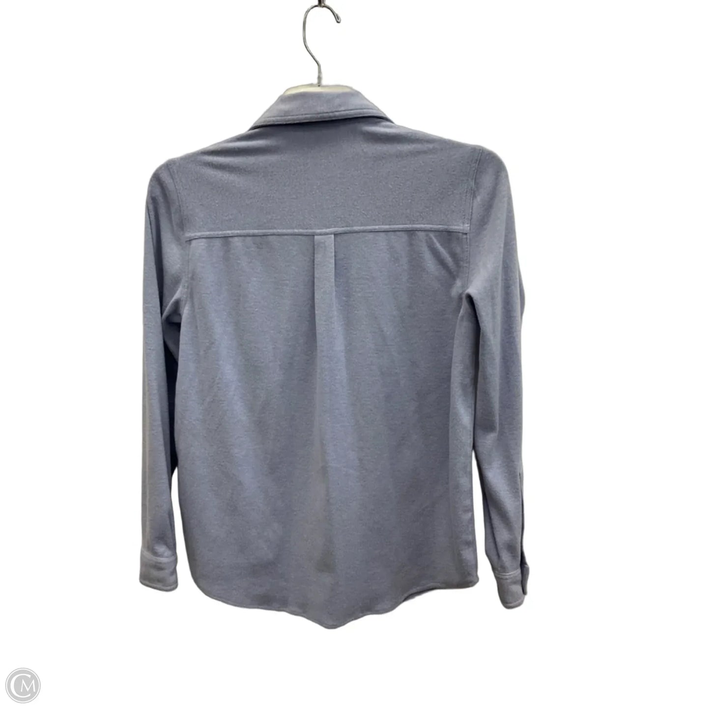 Blouse Long Sleeve By Beachlunchlounge In Blue, Size: S