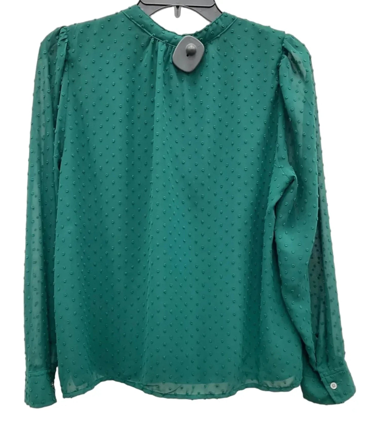 Top Long Sleeve By J. Crew In Green, Size: S