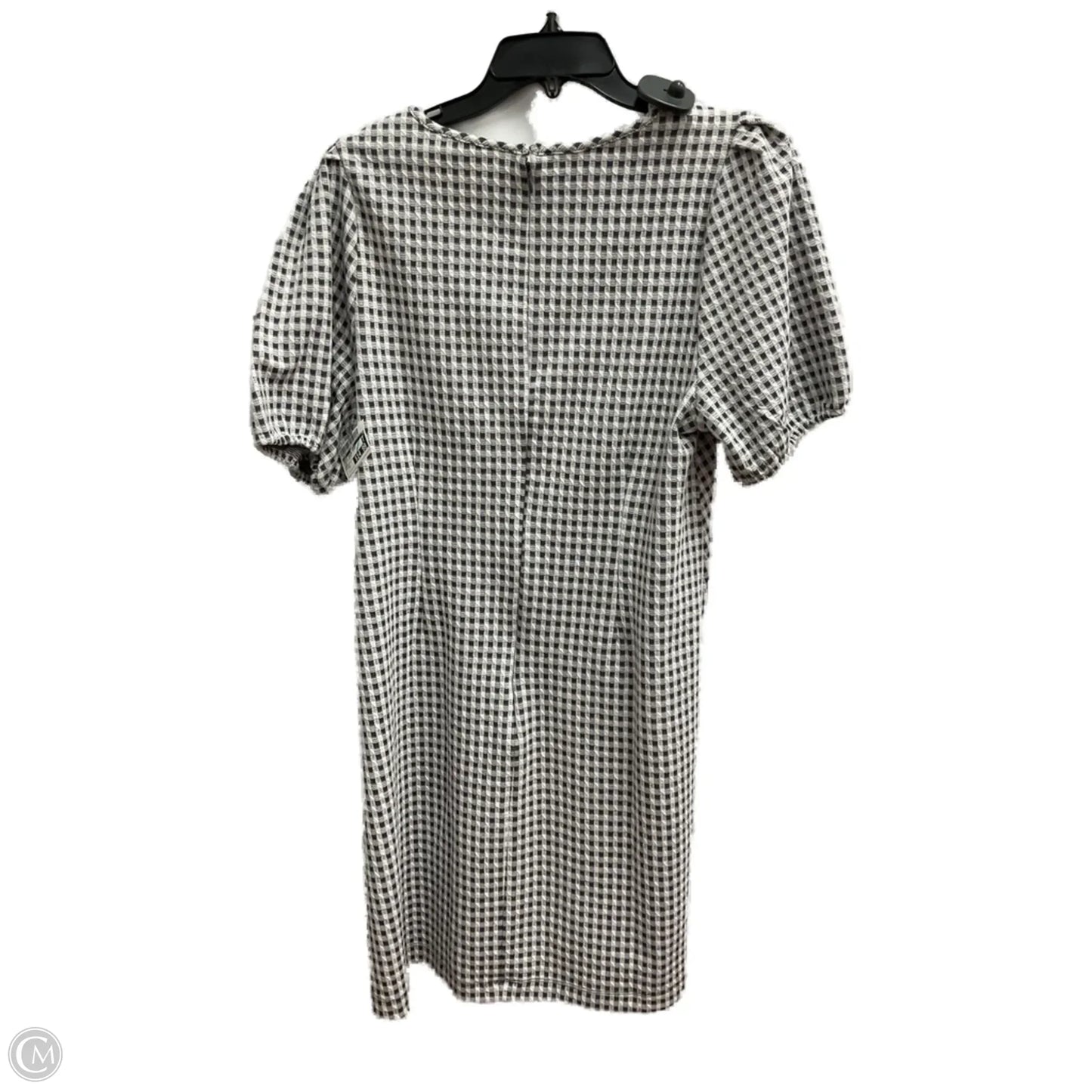 Dress Casual Short By Loft In Grey & White, Size: 12