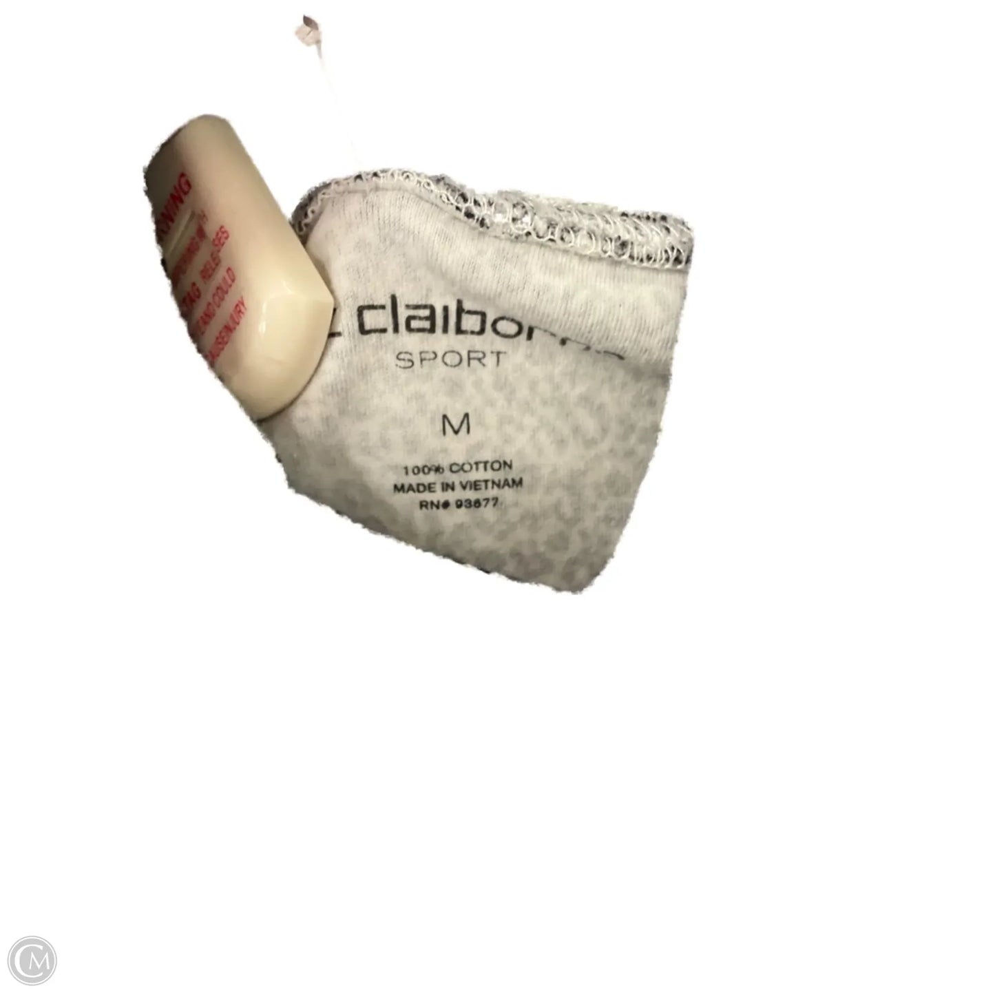 Top Long Sleeve By Liz Claiborne In Animal Print, Size: M