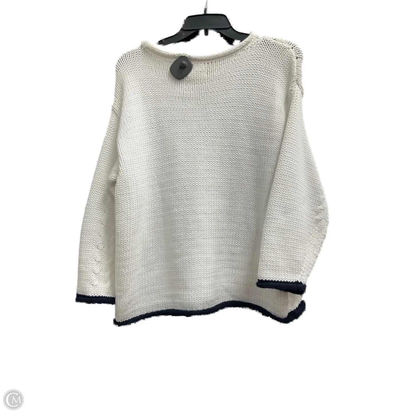Sweater By Lou And Grey In Blue & White, Size: Xs