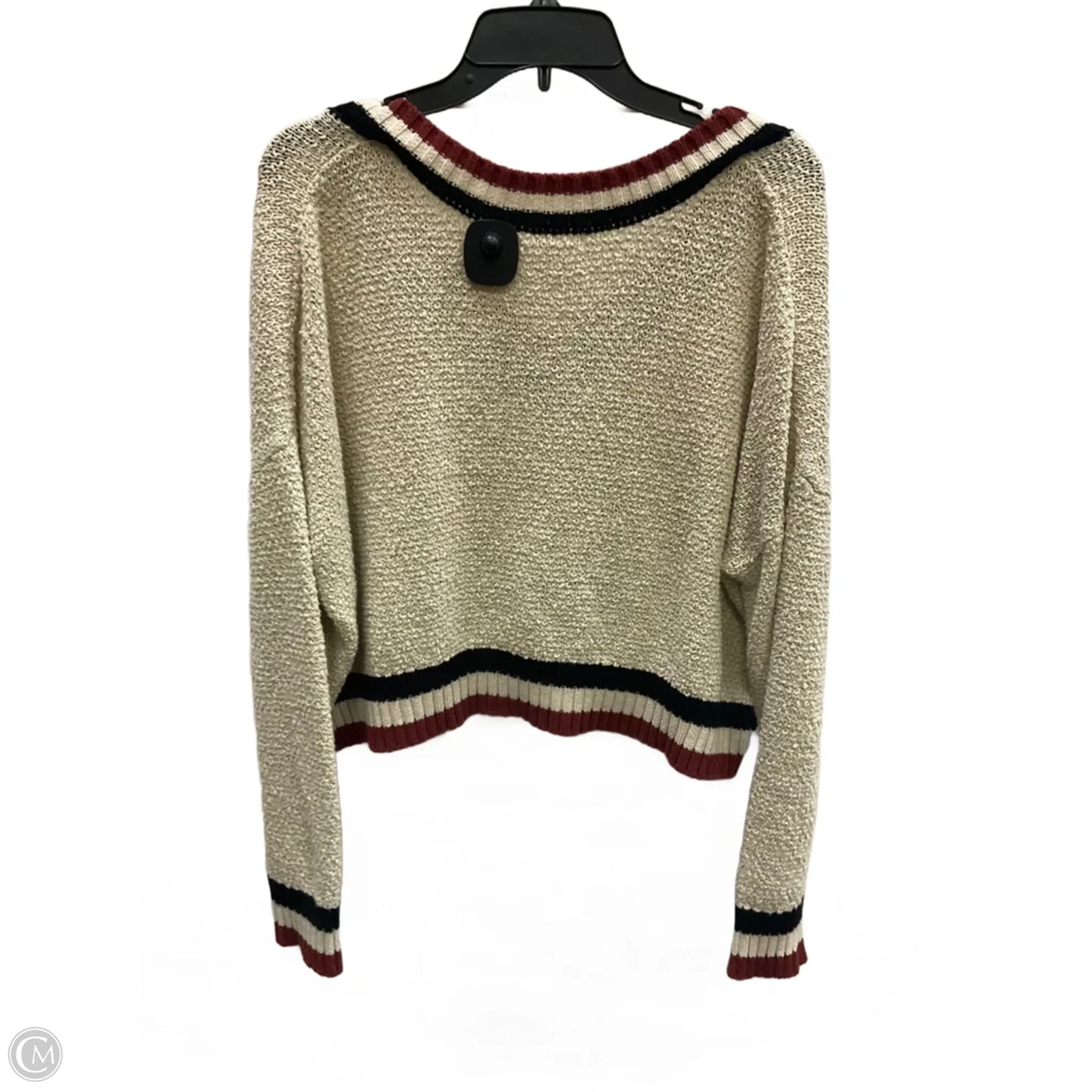 Sweater By La Hearts In Black & Cream, Size: L