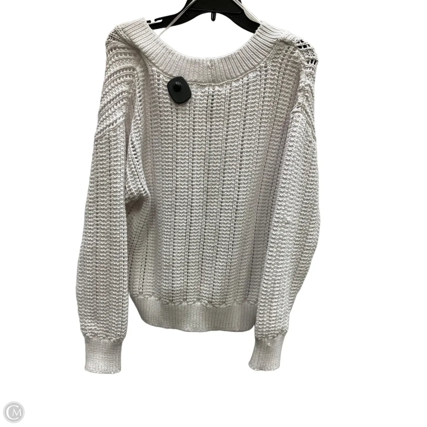 Sweater By Design History In White, Size: M
