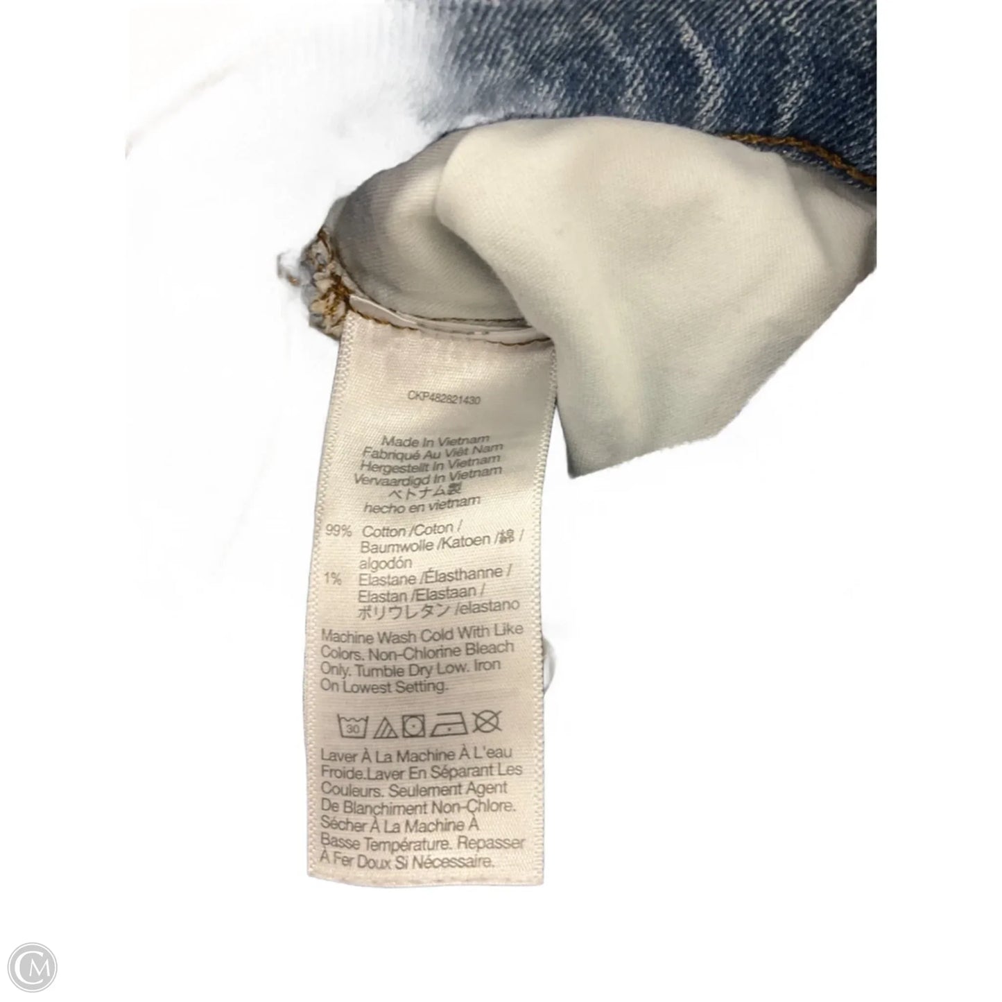 Jeans Wide Leg By Madewell In Blue Denim, Size: 8