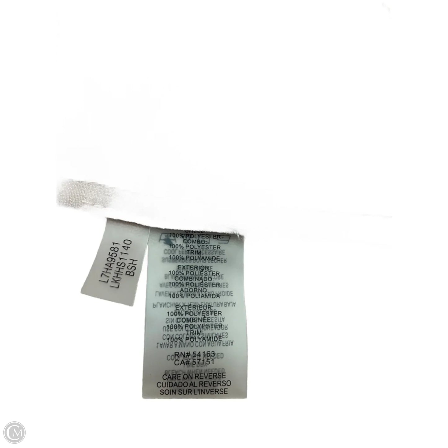 Top Long Sleeve Designer By Karl Lagerfeld In Black & Pink, Size: L