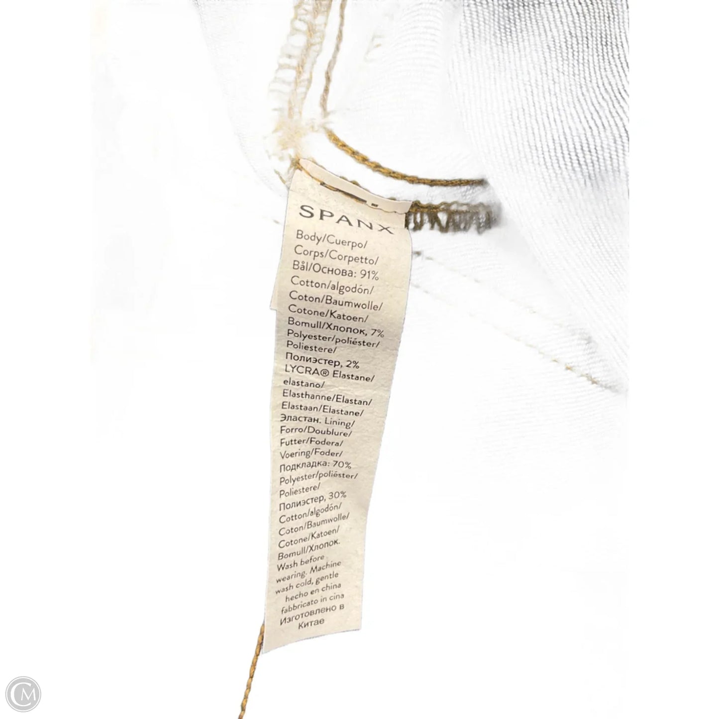 Jeans Flared By Spanx In Blue Denim, Size: Xl