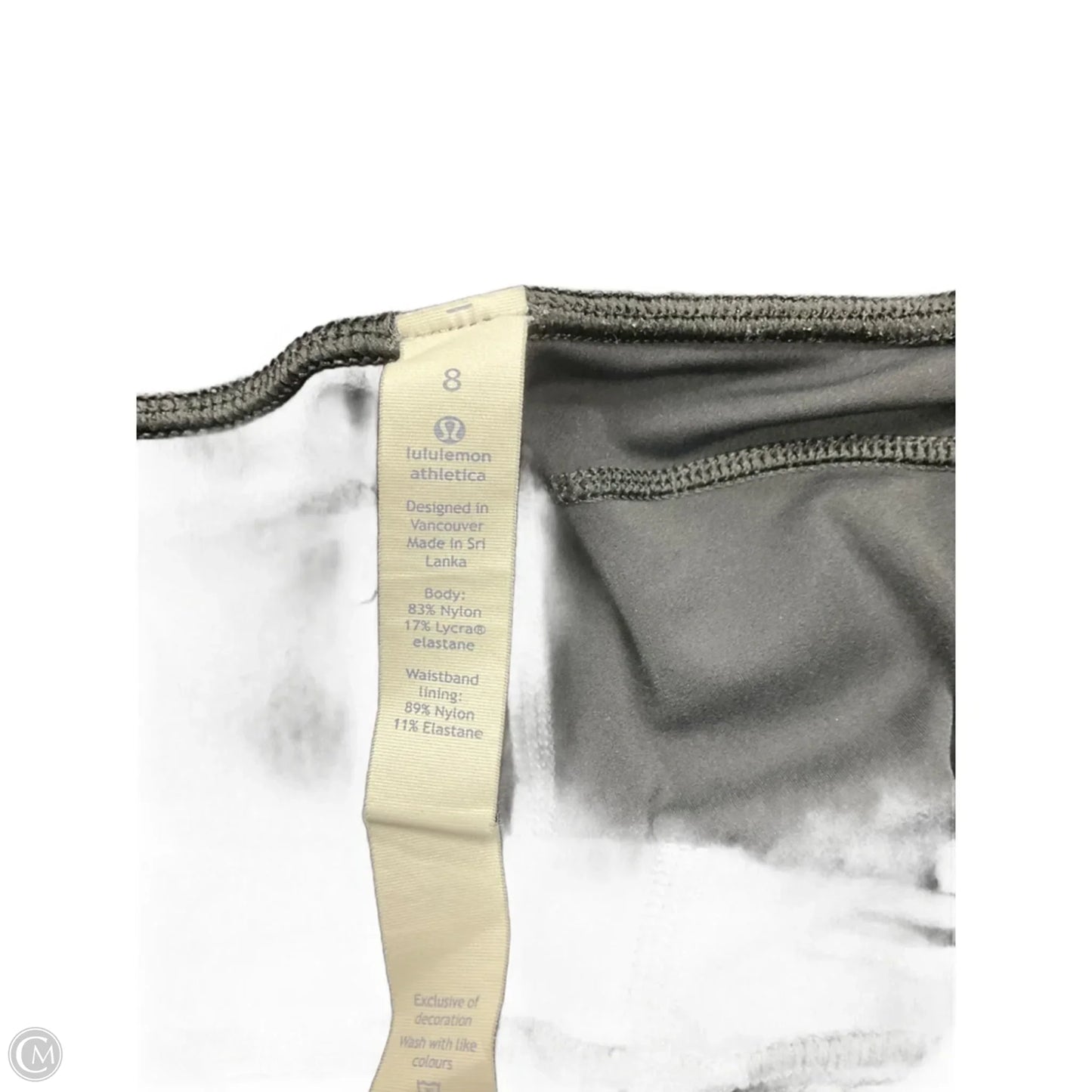 Athletic Capris By Lululemon In Black, Size: 8