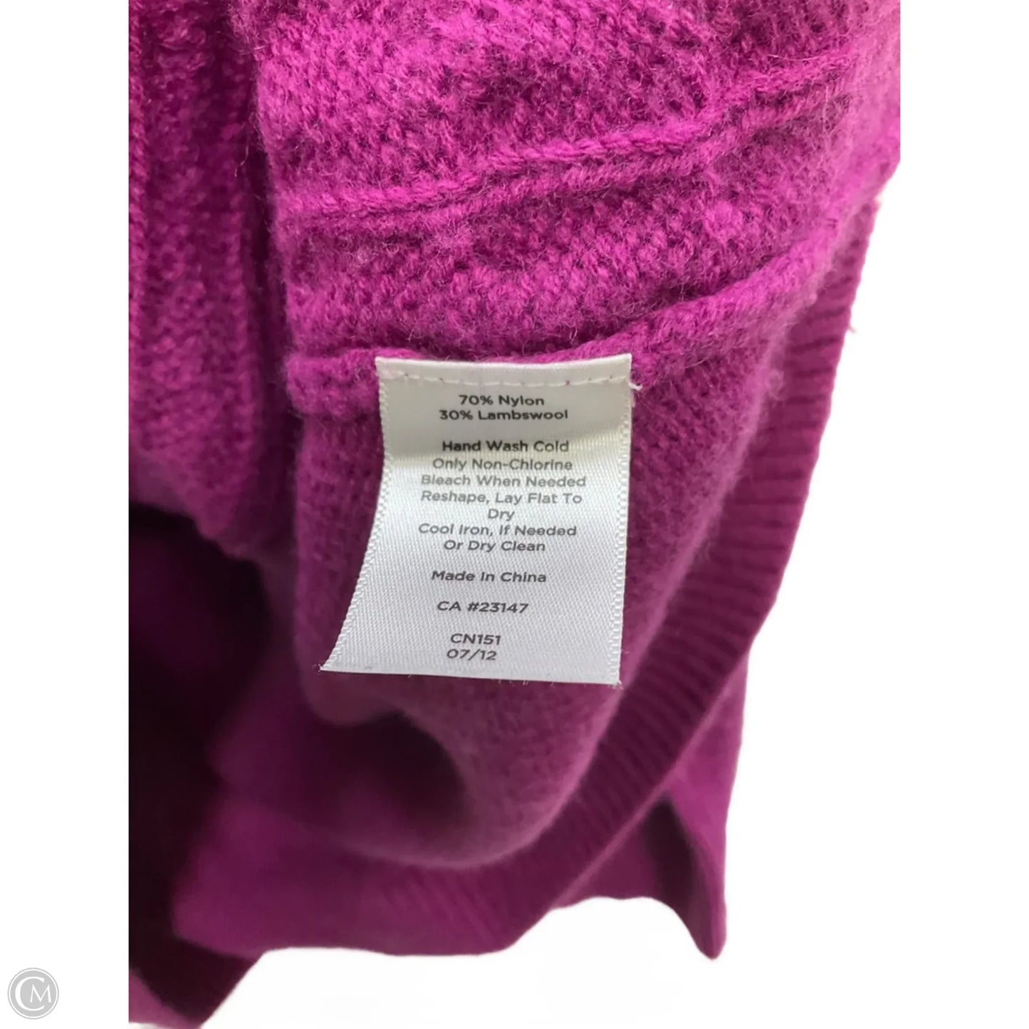 Sweater By Talbots In Purple, Size: 3x
