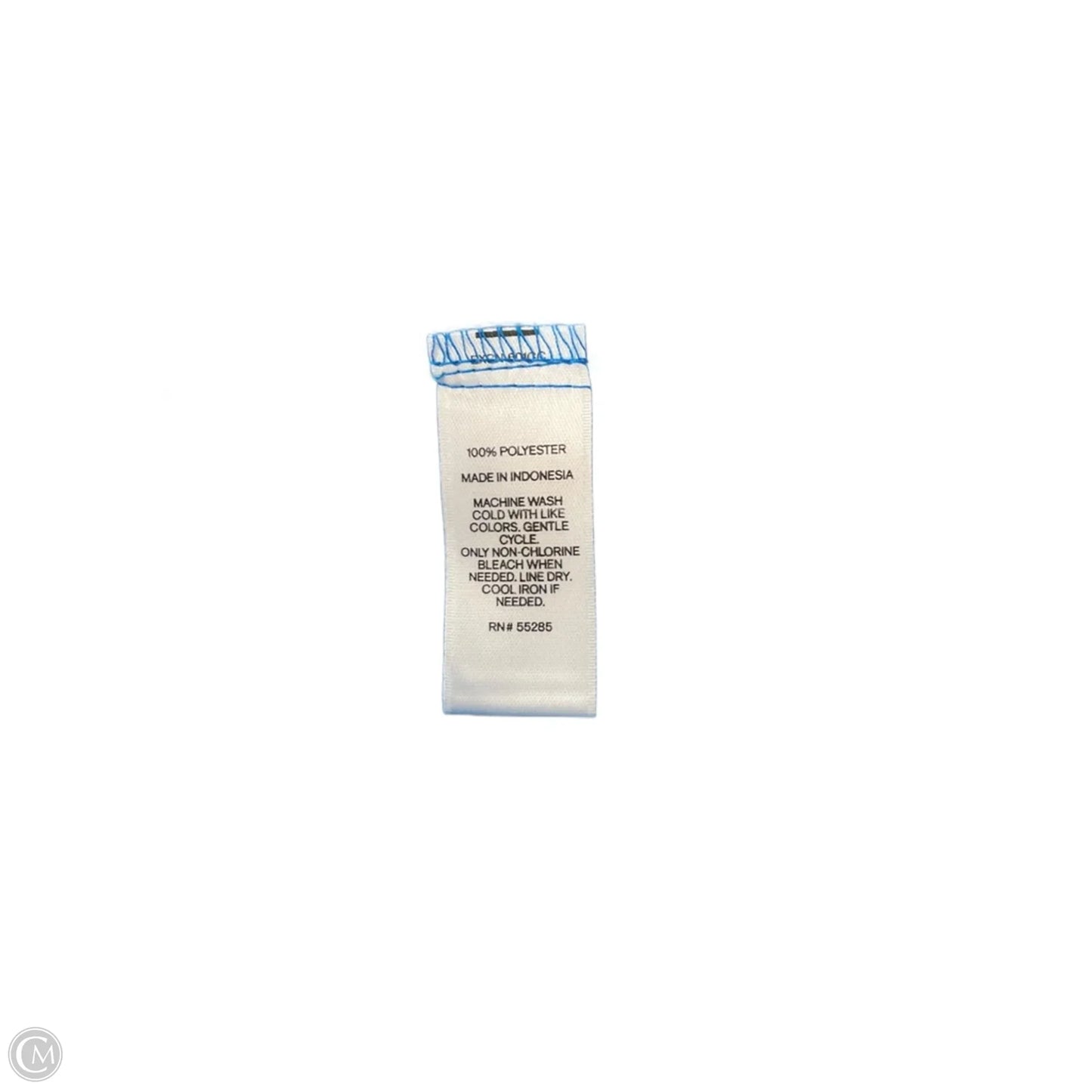 Blouse 3/4 Sleeve By Express In Blue, Size: Sp