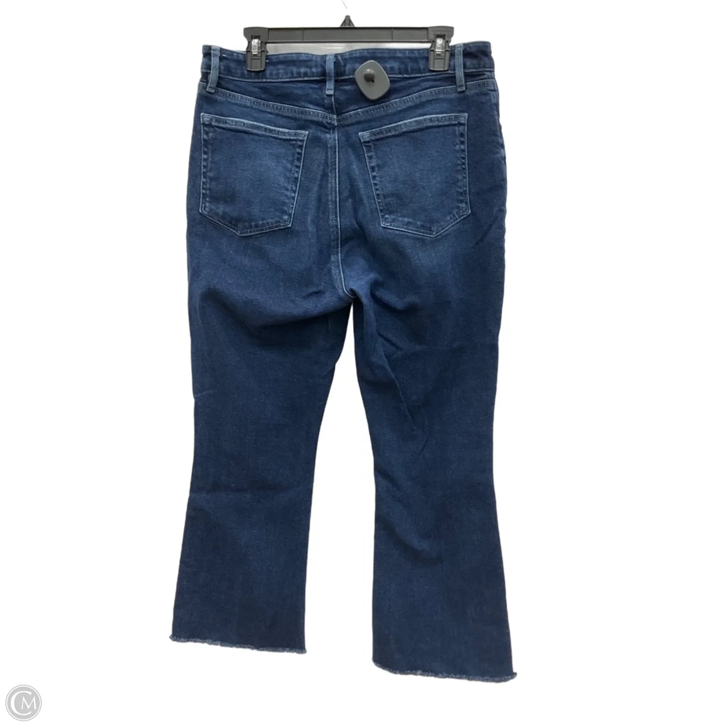 Jeans Flared By Loft In Blue Denim, Size: 12
