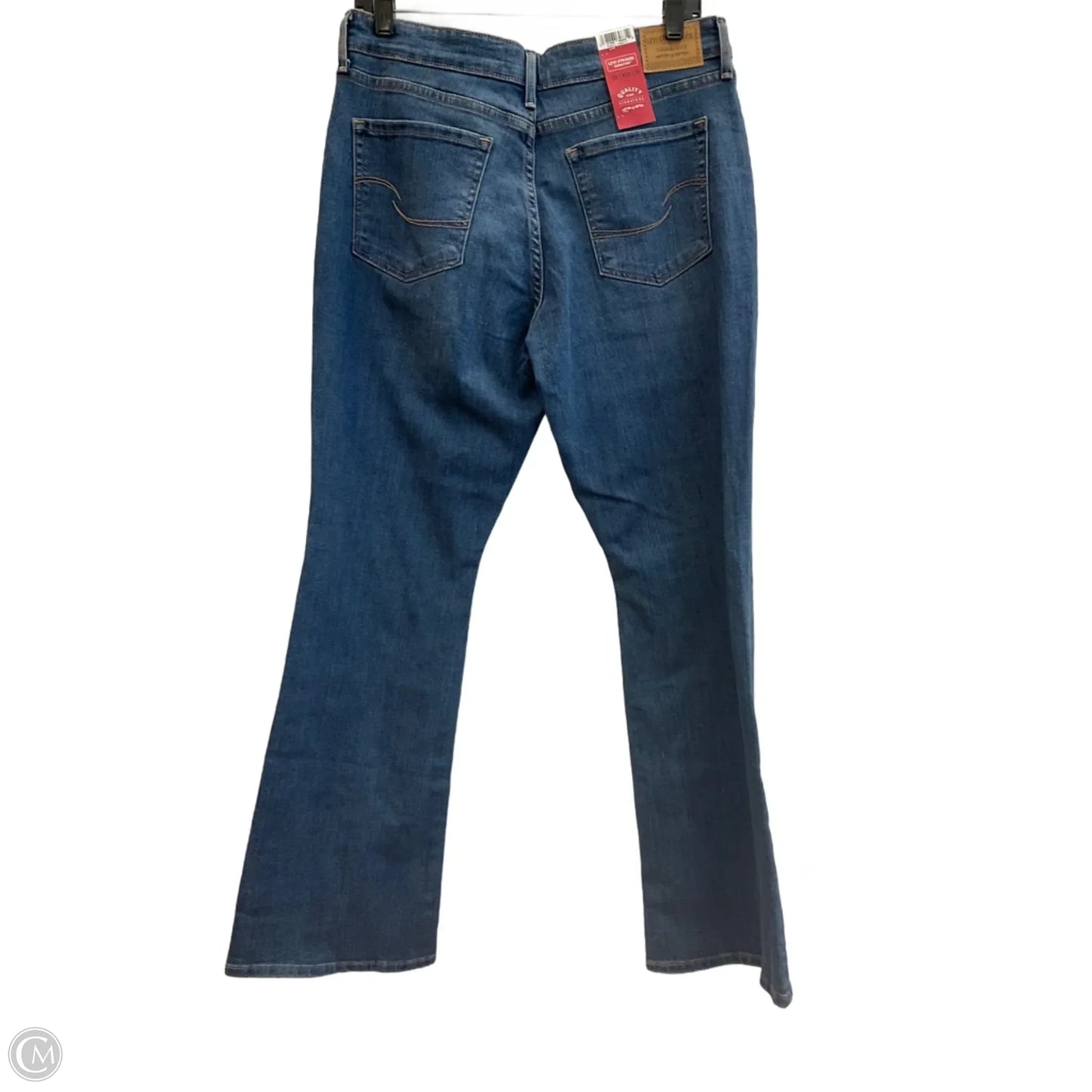 Jeans Boot Cut By Levis In Blue Denim, Size: 10