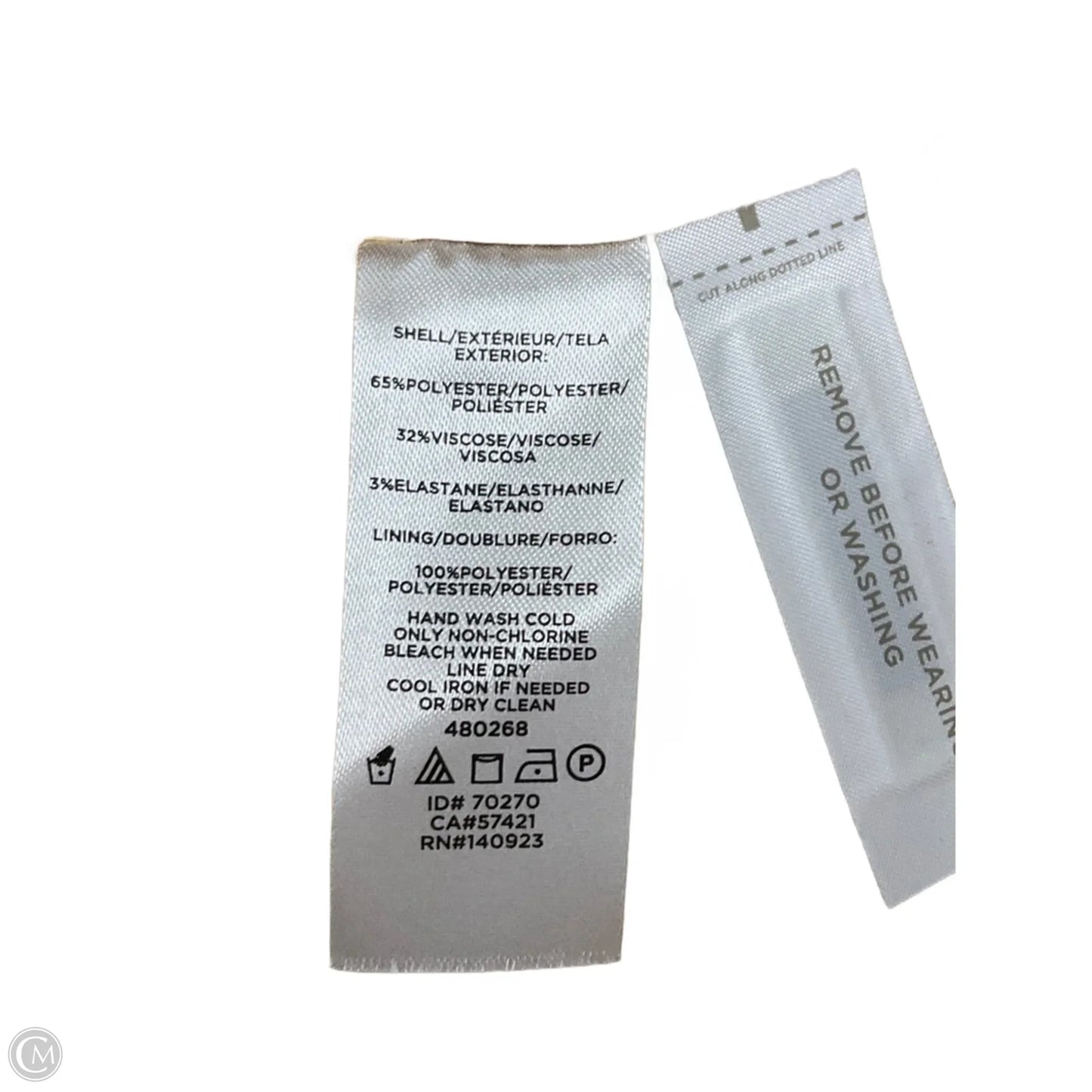 Coat Peacoat By Loft In Tan, Size: Xl