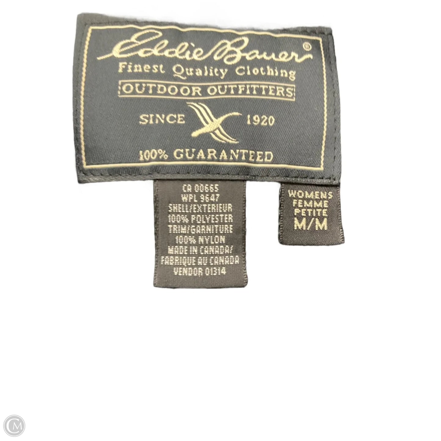 Vest Fleece By Eddie Bauer In Black, Size: M