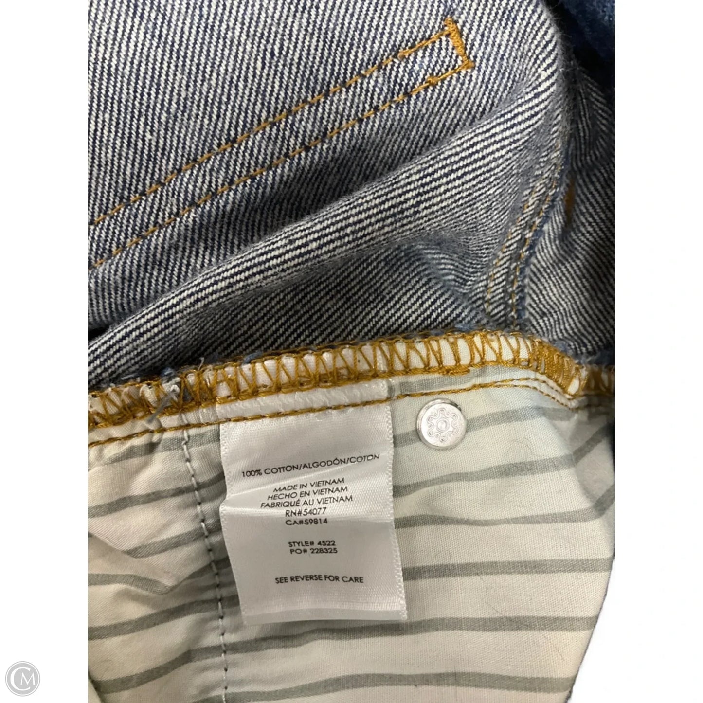 Jeans Skinny By Cabi In Blue Denim, Size: 2