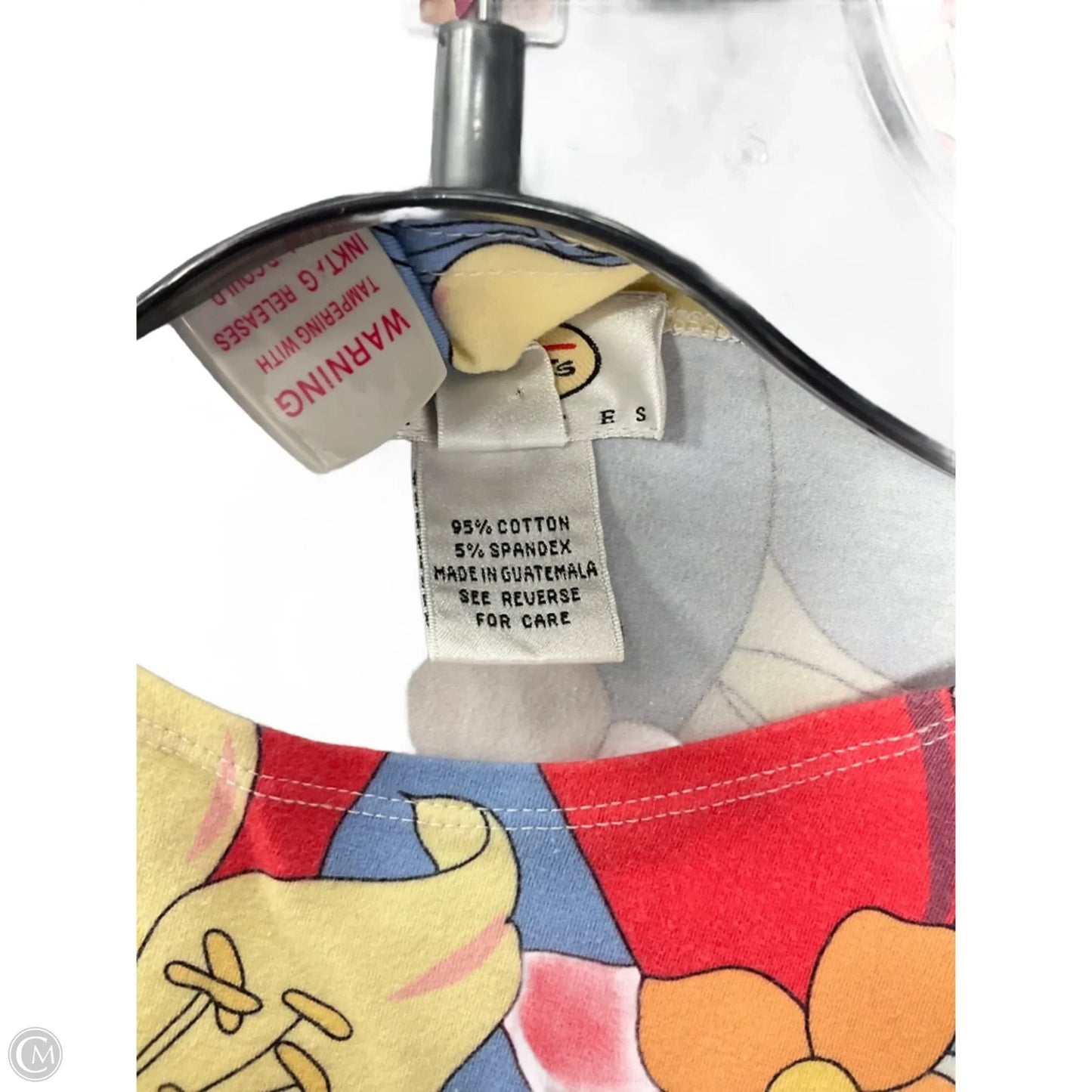 Top 3/4 Sleeve Basic By Talbots In Floral Print, Size: L