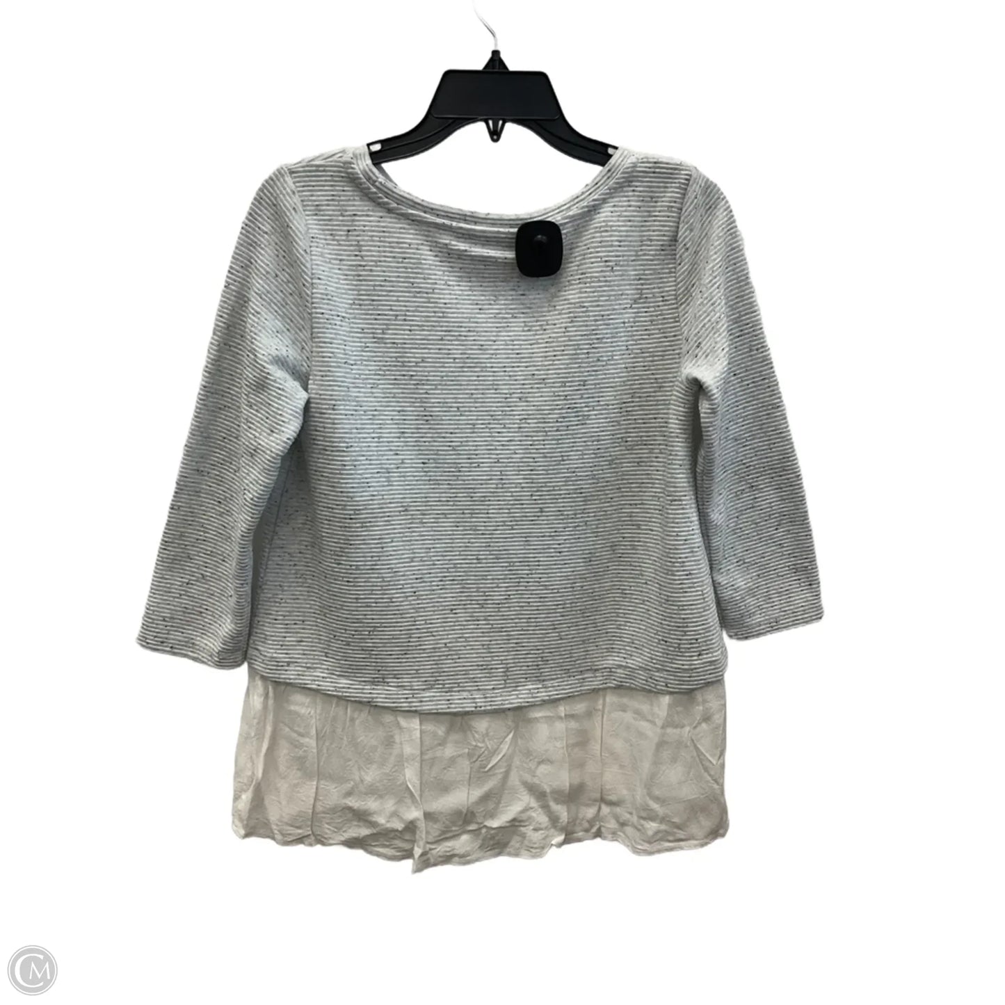 Top Long Sleeve By Loft In Grey, Size: Xs