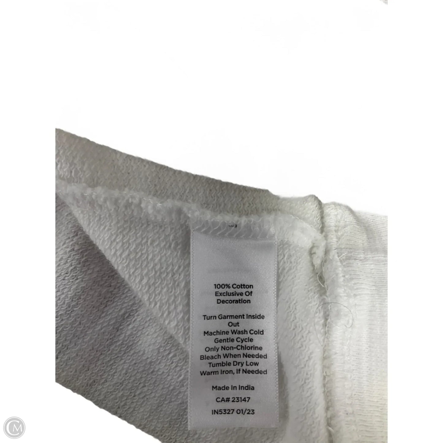 Top Long Sleeve By Talbots In White, Size: M