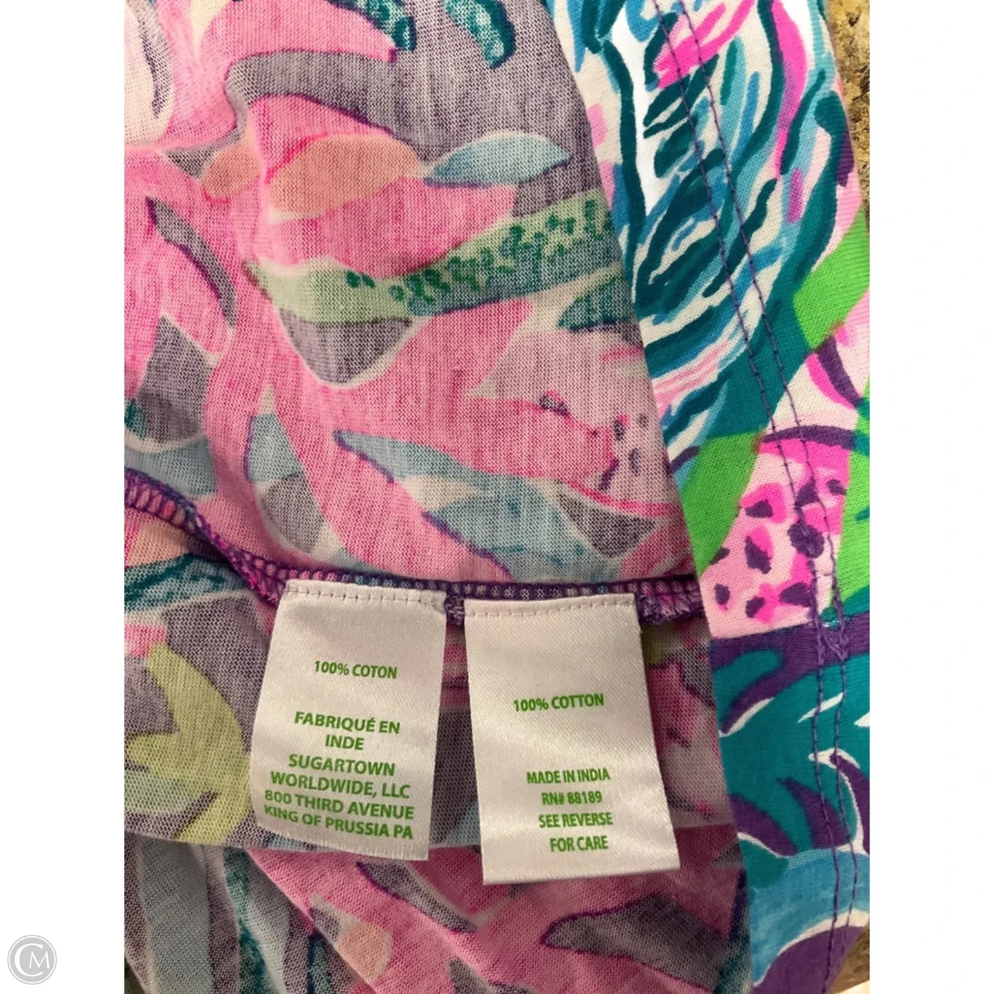 Dress Designer By Lilly Pulitzer In Blue & Purple, Size: Xxl