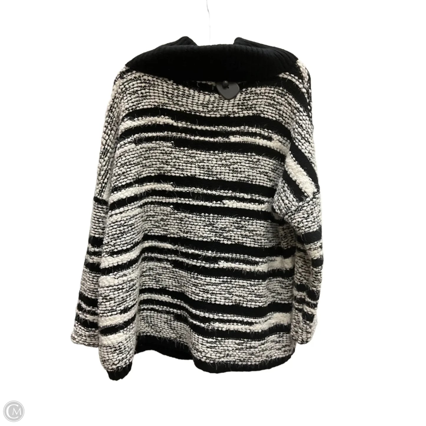 Cardigan By Calvin Klein In Black & White, Size: M