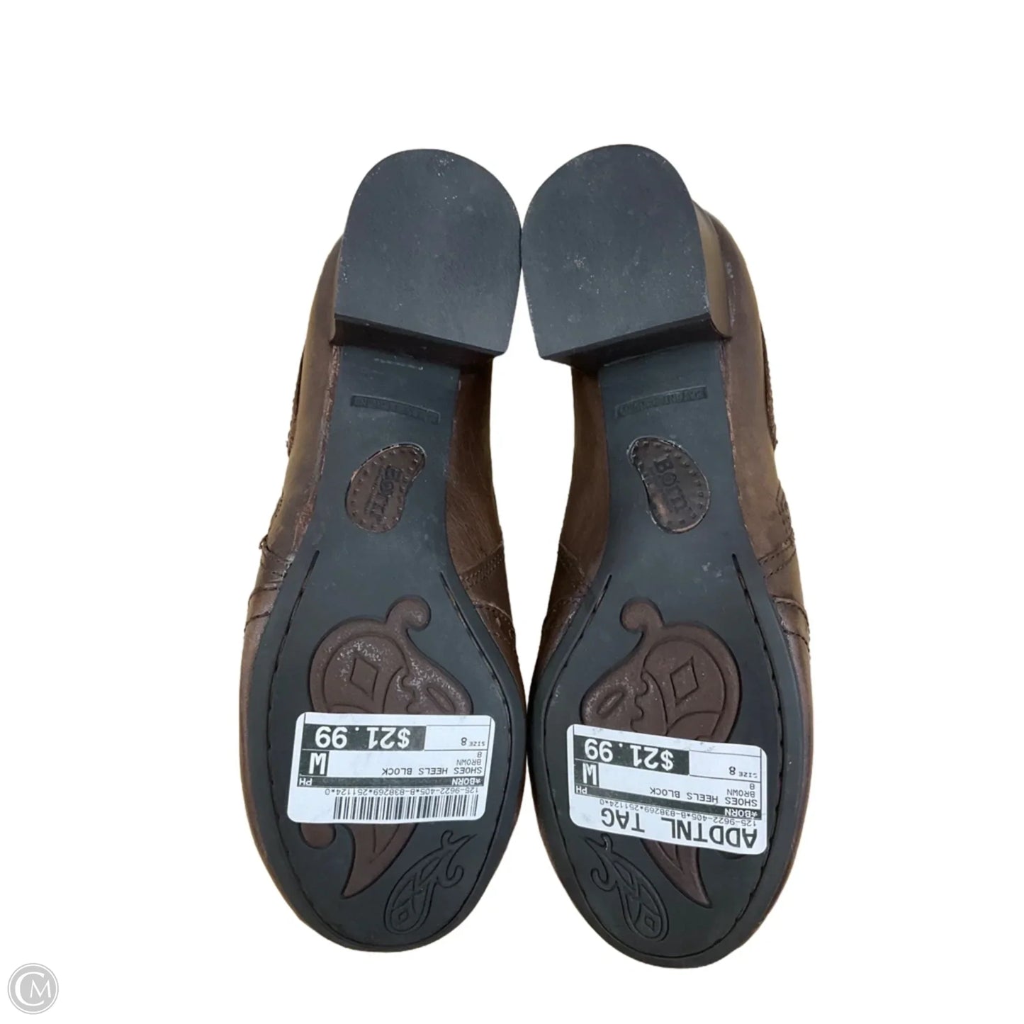 Shoes Heels Block By Born In Brown, Size: 8