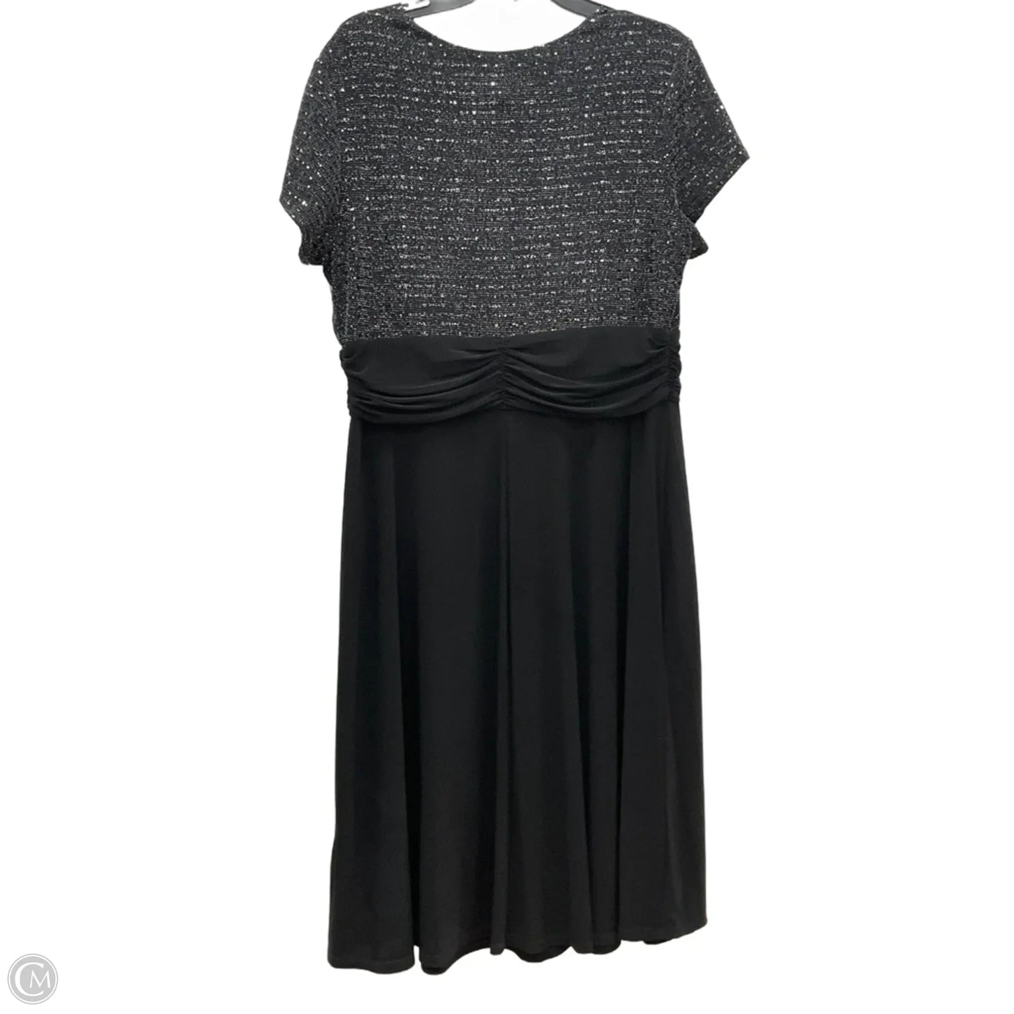 Dress Party Long By R And M Richards In Black, Size: 16