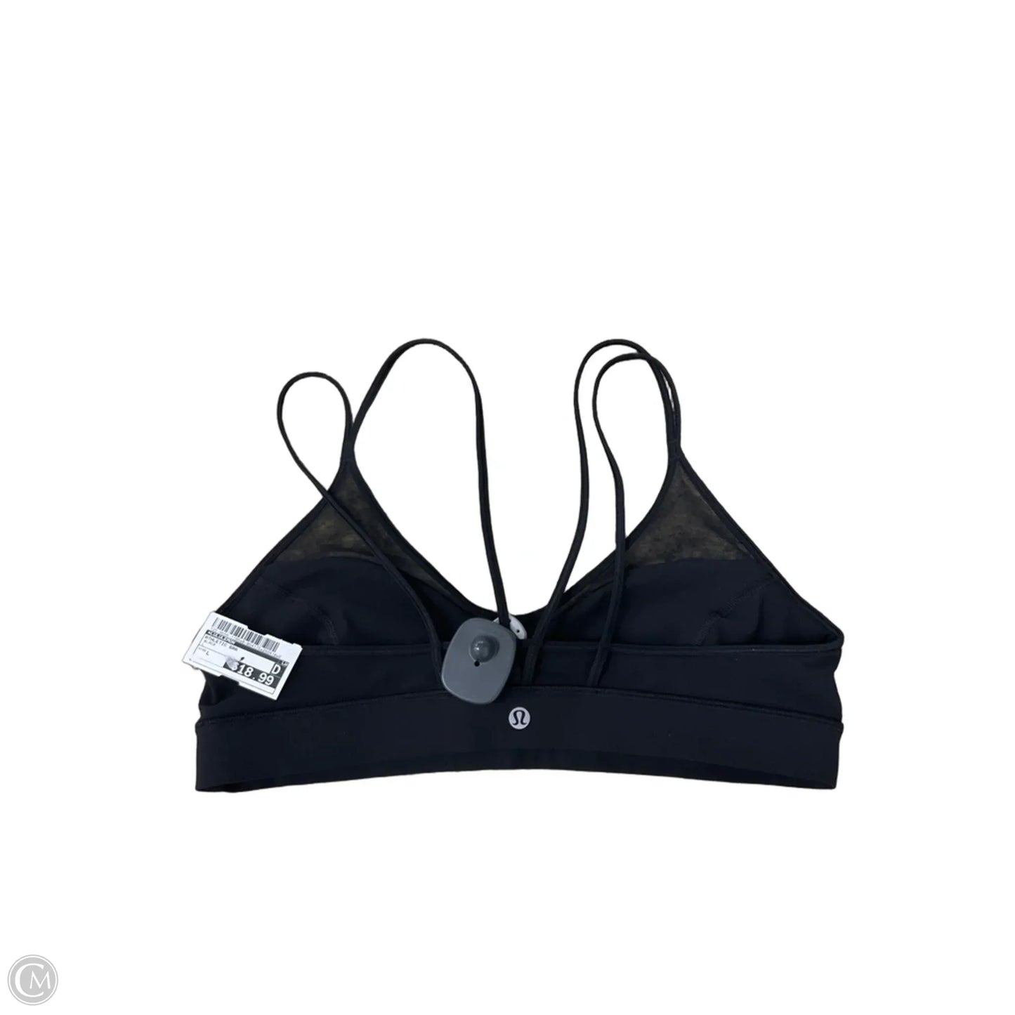 Athletic Bra By Lululemon In Black, Size: L