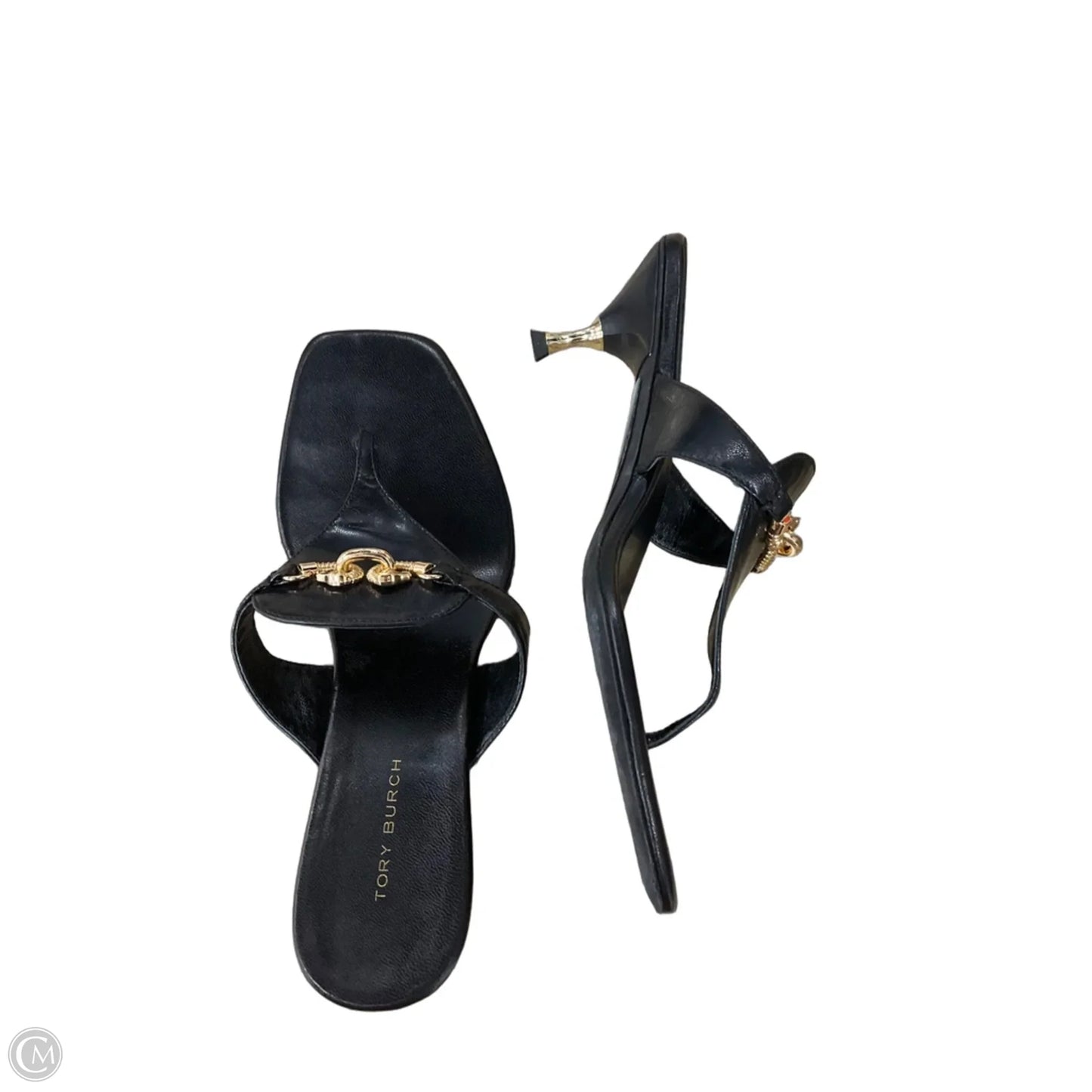 Sandals Designer By Tory Burch In Black, Size: 7.5