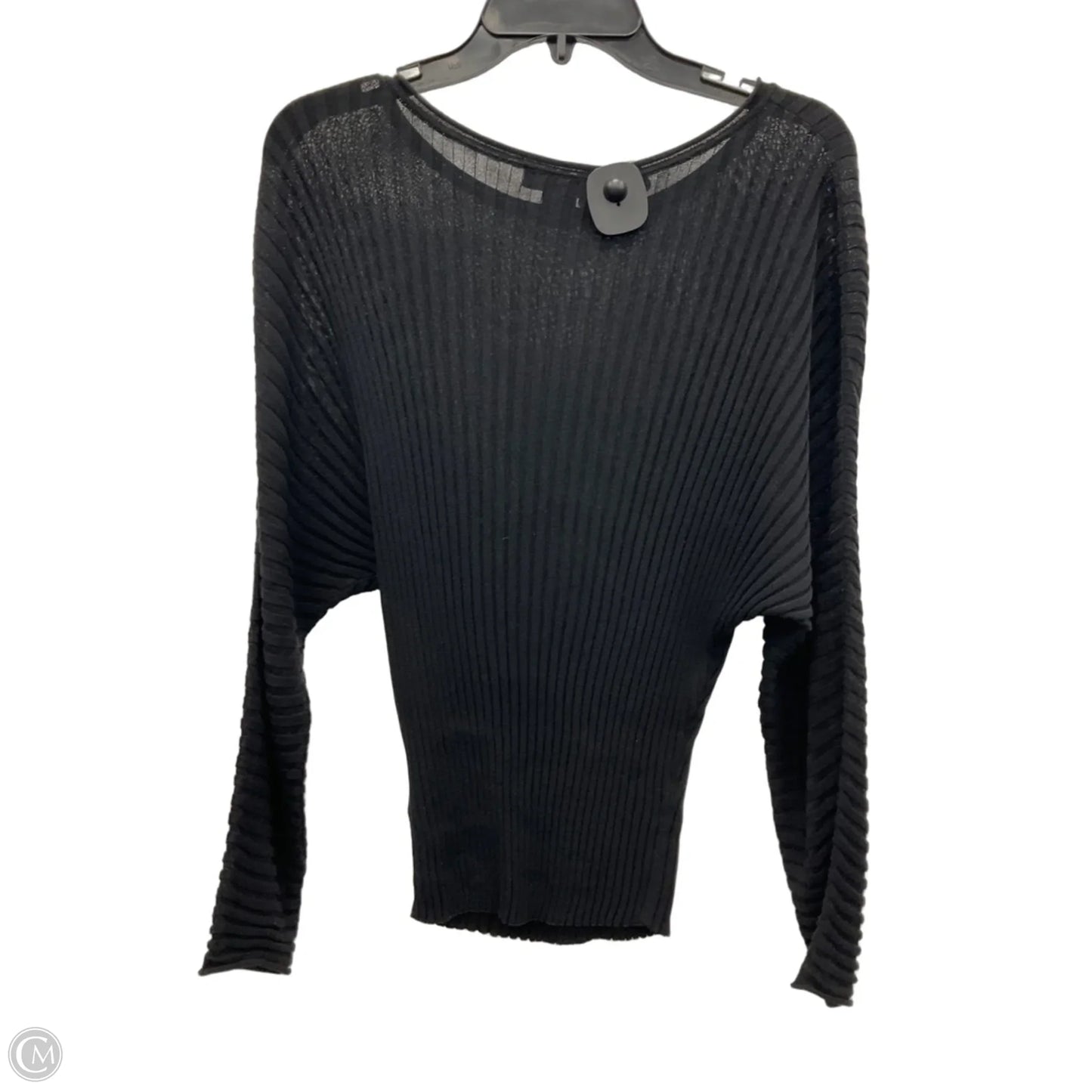 Top Long Sleeve By Club Monaco In Black, Size: M