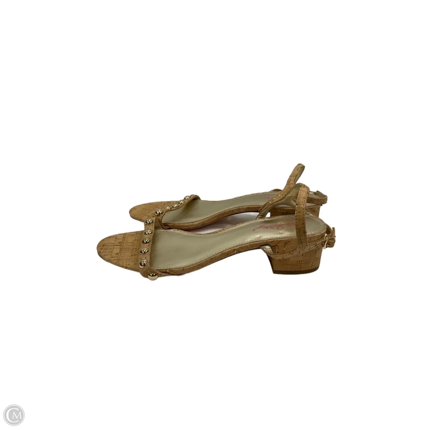 Sandals Designer By Lilly Pulitzer In Tan, Size: 10