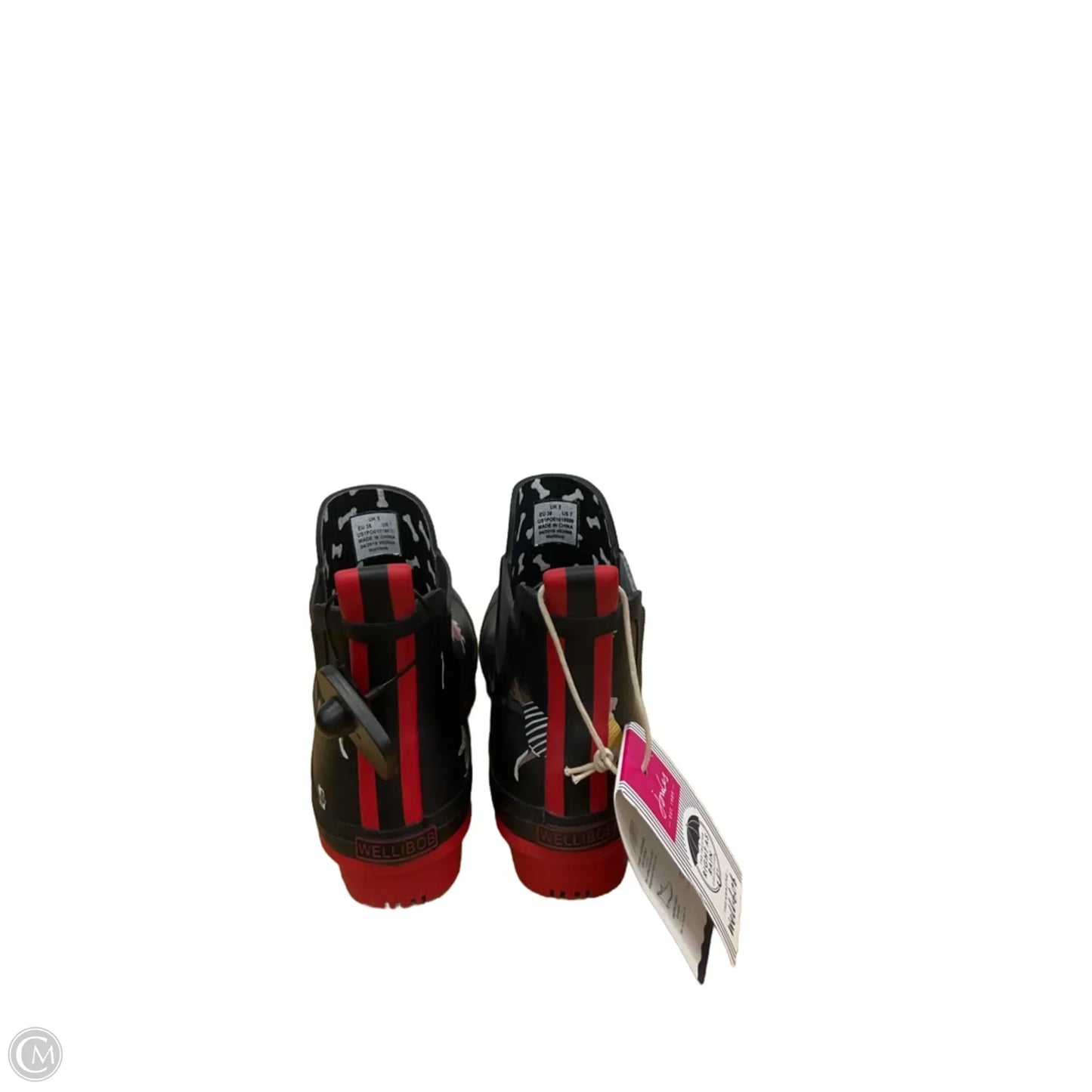 Boots Ankle Flats By Joules In Black, Size: 7