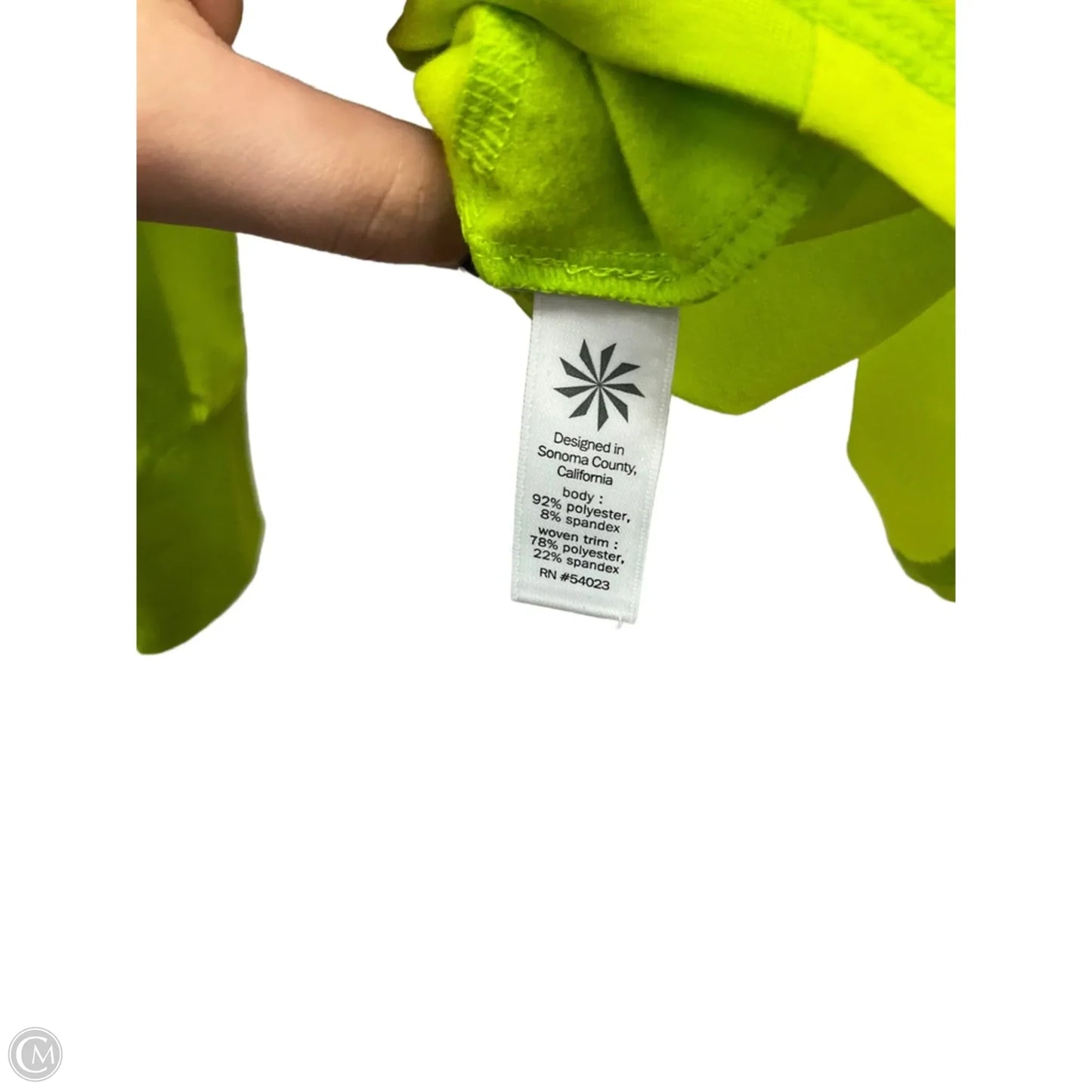 Athletic Jacket By Athleta In Yellow, Size: M