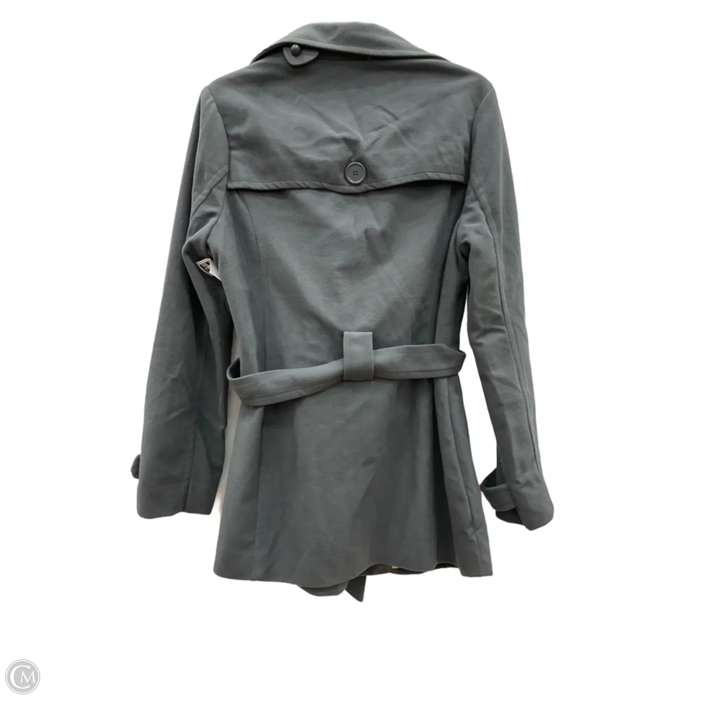 Coat Peacoat By Jou Jou In Grey, Size: Xl