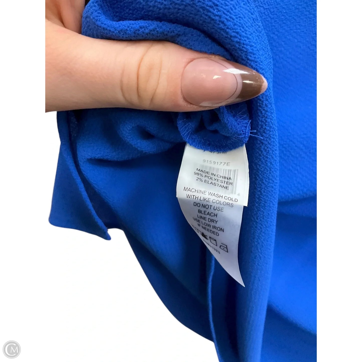 Top Long Sleeve By Vince Camuto In Blue, Size: M