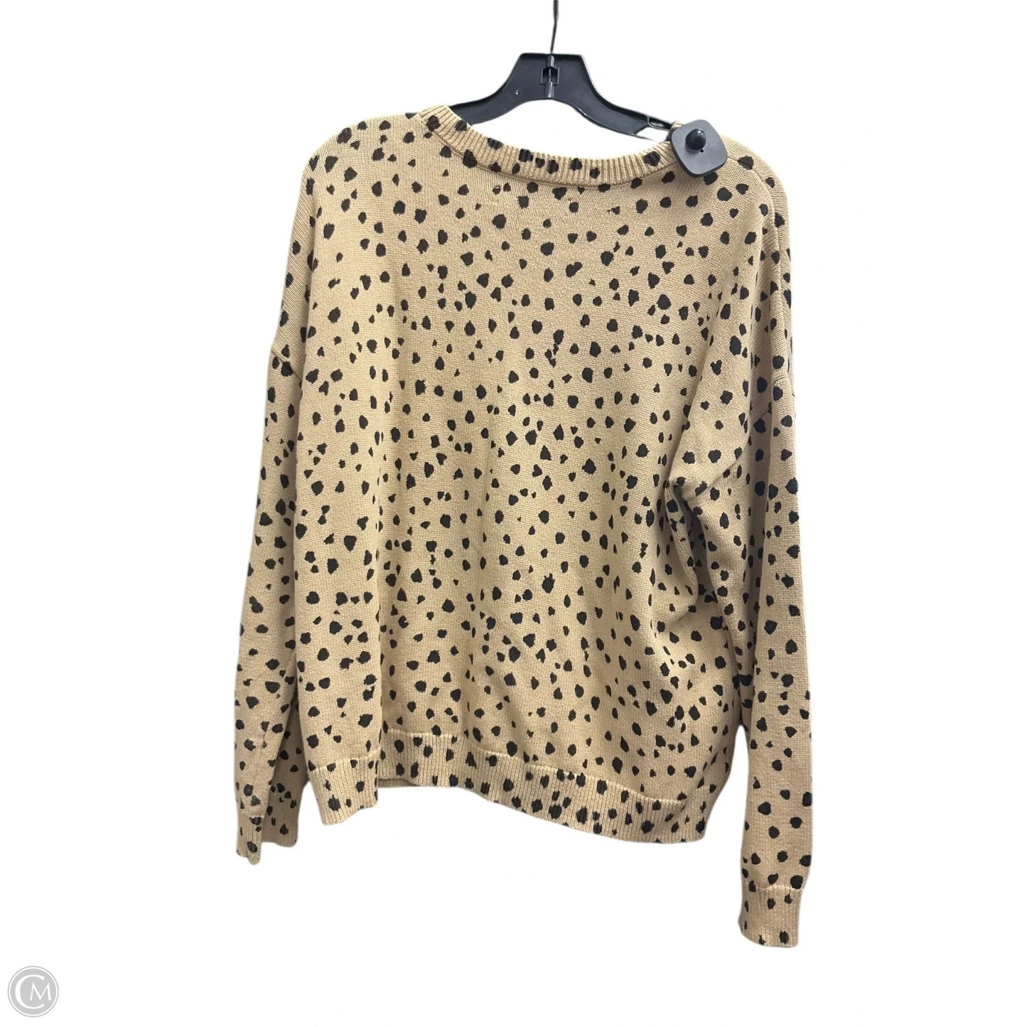 Sweater By Loft In Animal Print, Size: Xl