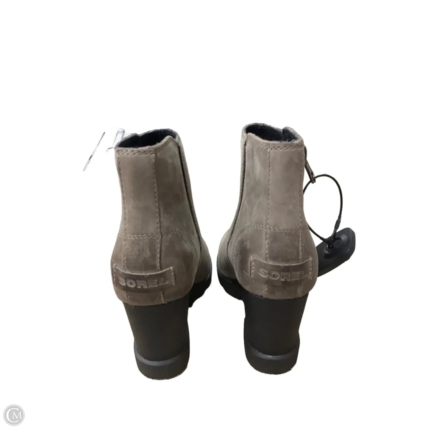 Boots Ankle Heels By Sorel In Brown, Size: 6.5