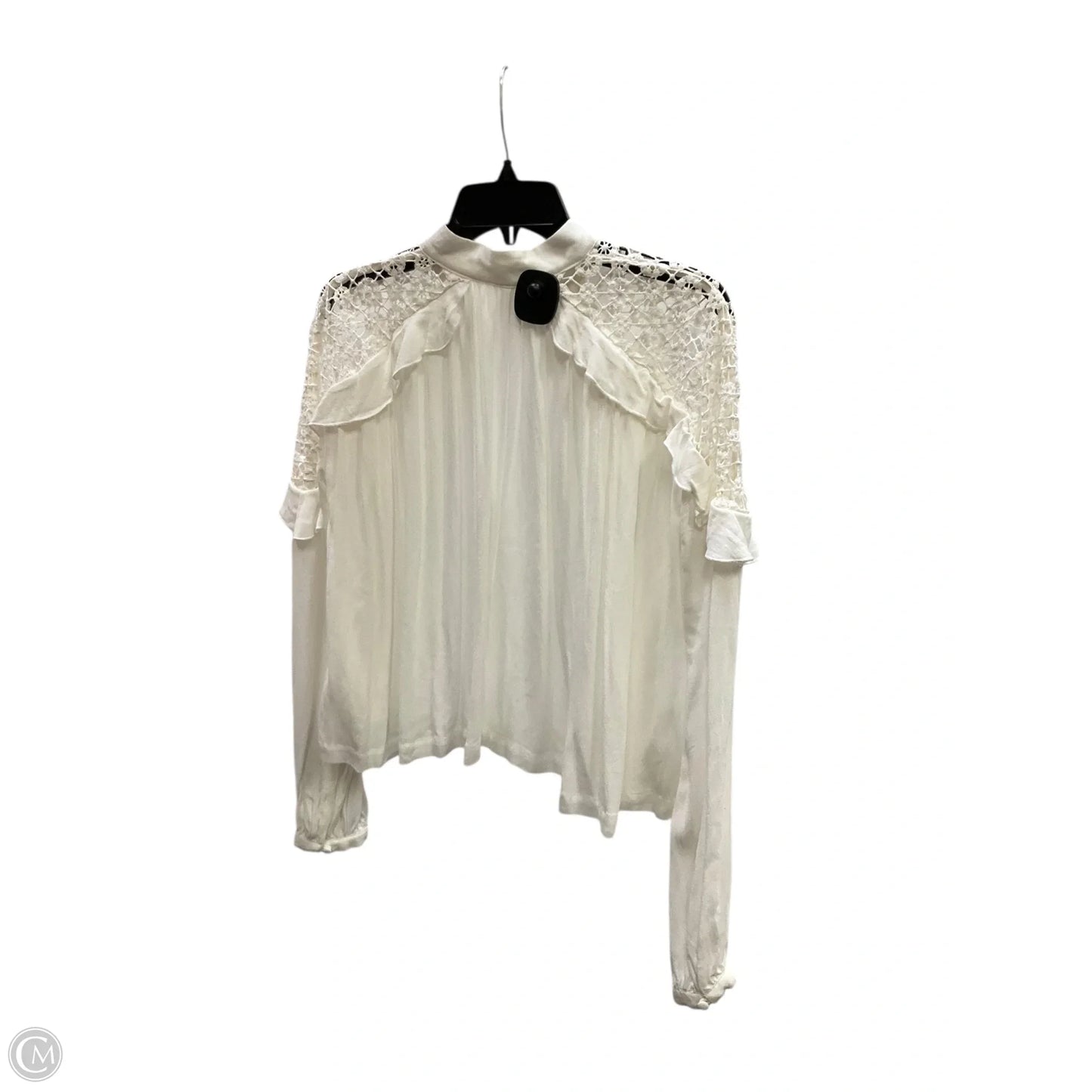 Top Long Sleeve By Free People In White, Size: Xs