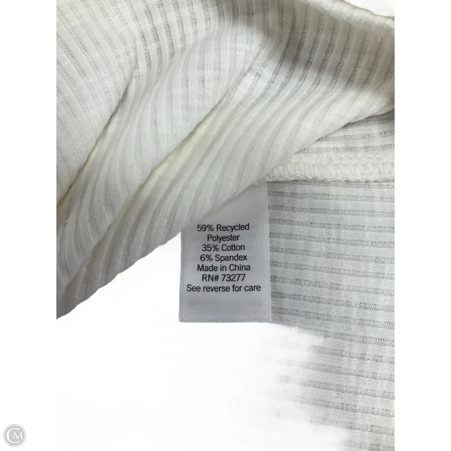 Top Sleeveless Basic By Nine West In Rainbow Print, Size: M