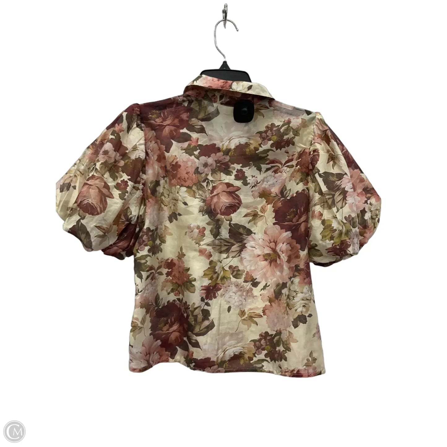 Top Short Sleeve By Bailey 44 In Floral Print, Size: S
